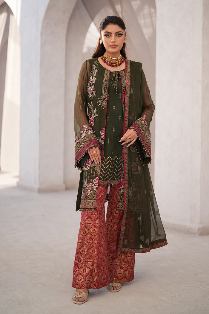 Flossie | Kuch Khas Formals | RAHA (B) by Flossie - Designer Dress - Type: Formal - Available at Sana Yasir - 100% Original