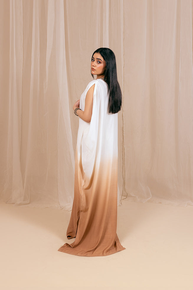 Fozia Khalid | Kaftaan | Ombre Whisper by Fozia Khalid - Designer Dress - Type: Ladies Clothes - Available at Sana Yasir - 100% Original