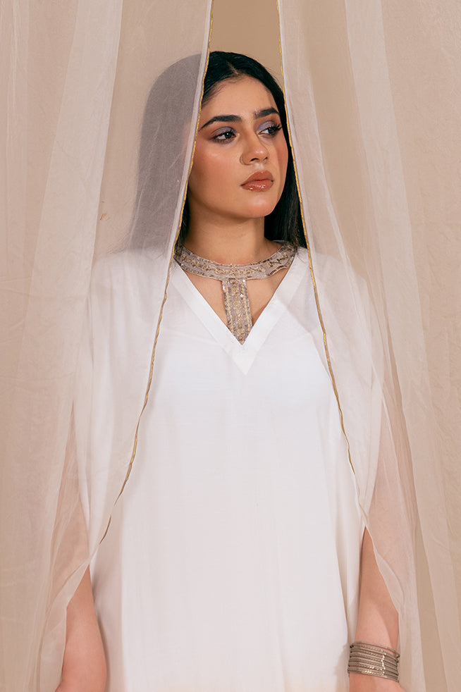 Fozia Khalid | Kaftaan | Ombre Whisper by Fozia Khalid - Designer Dress - Type: Ladies Clothes - Available at Sana Yasir - 100% Original