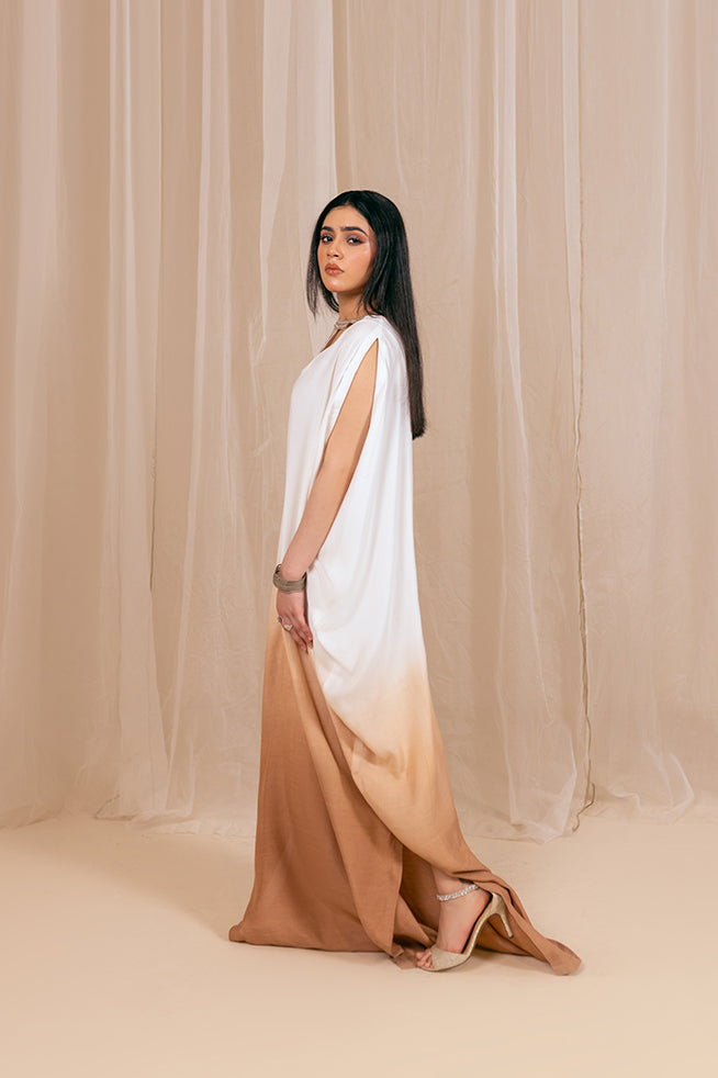 Fozia Khalid | Kaftaan | Ombre Whisper by Fozia Khalid - Designer Dress - Type: Ladies Clothes - Available at Sana Yasir - 100% Original