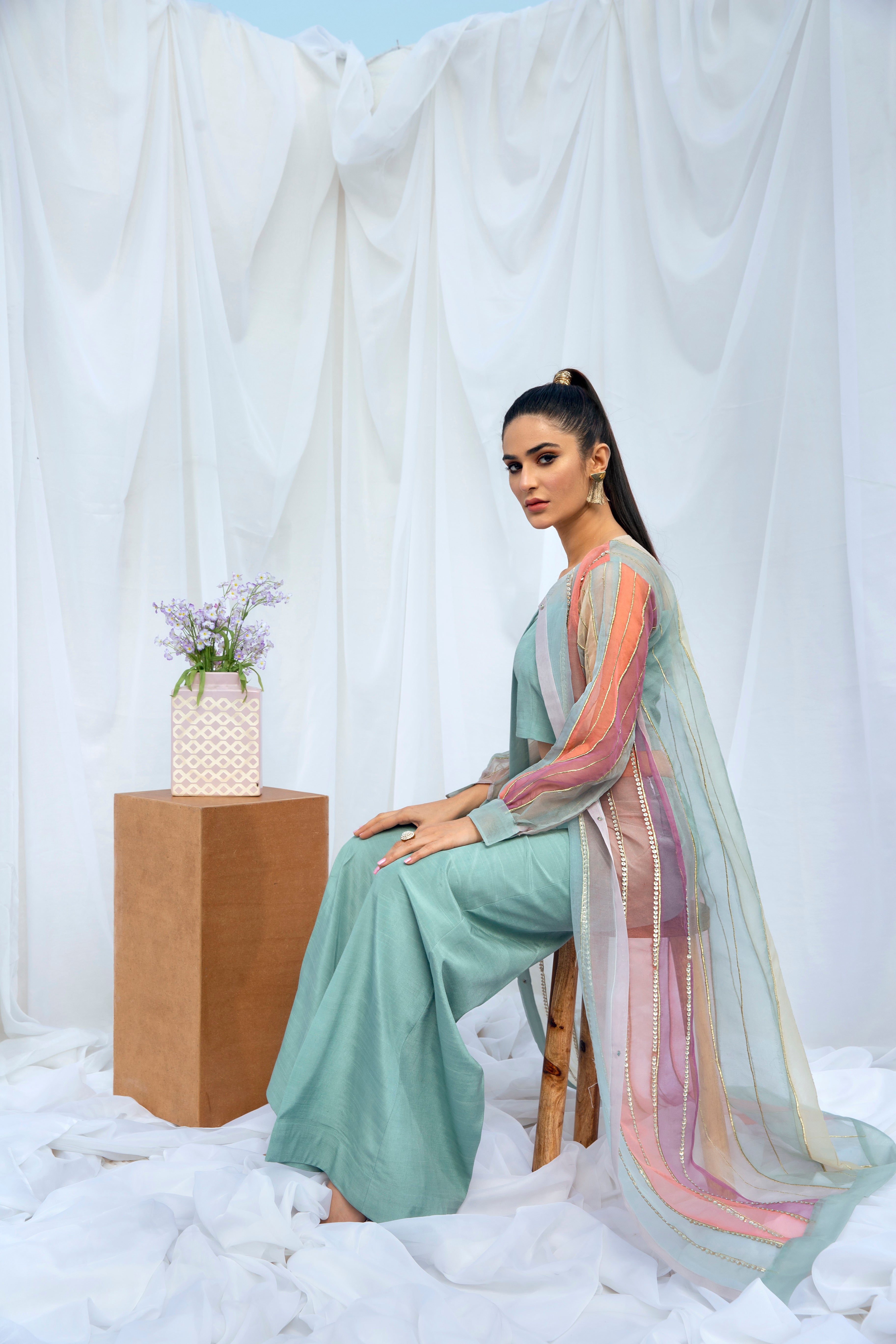 Hana | Viridity Ready to Wear | Island Teal -VRT-009
