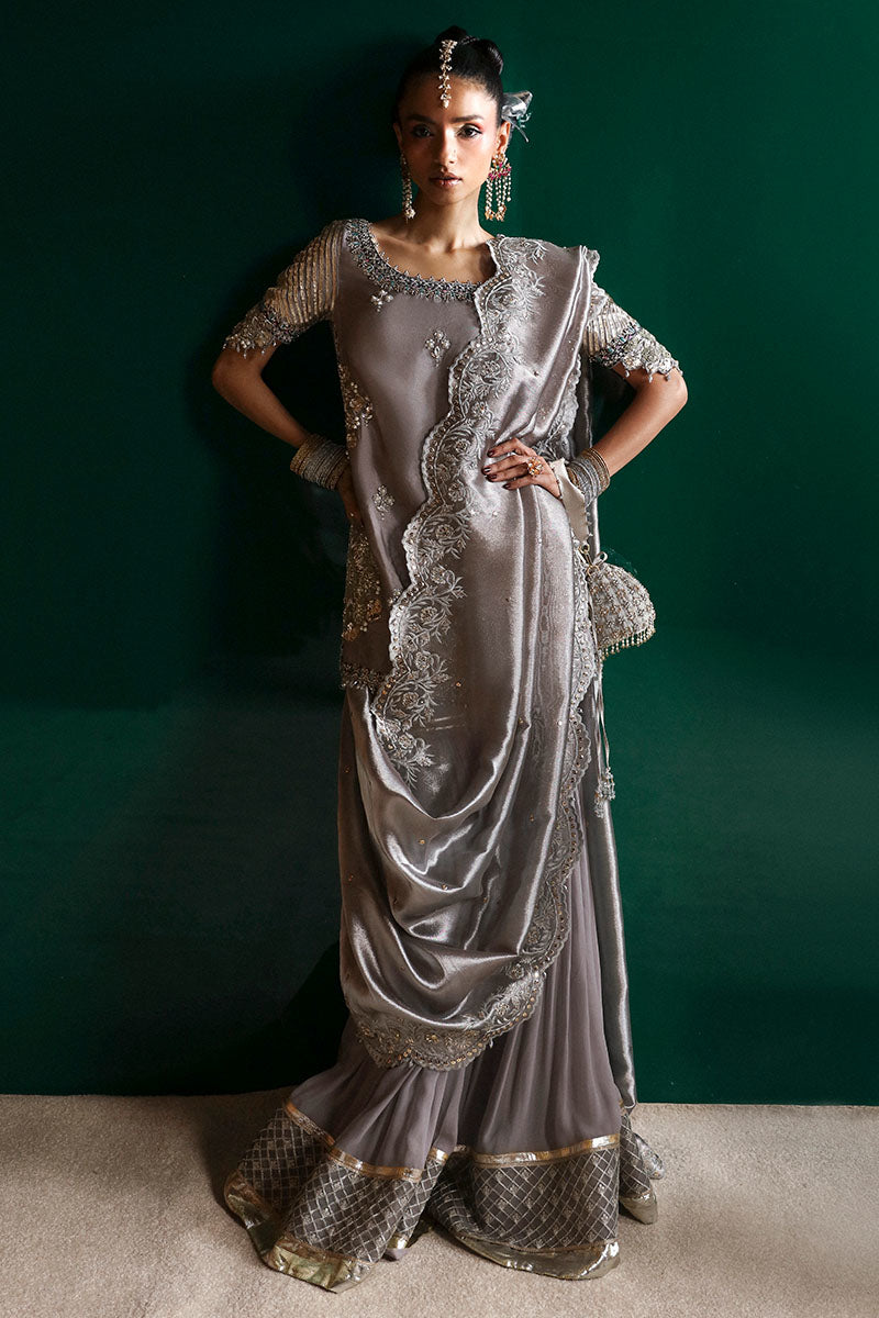 Haute Form | Wedding Edit 24 | Dhaati by Haute Form - Designer Dress - Type: Ladies Clothes - Available at Sana Yasir - 100% Original