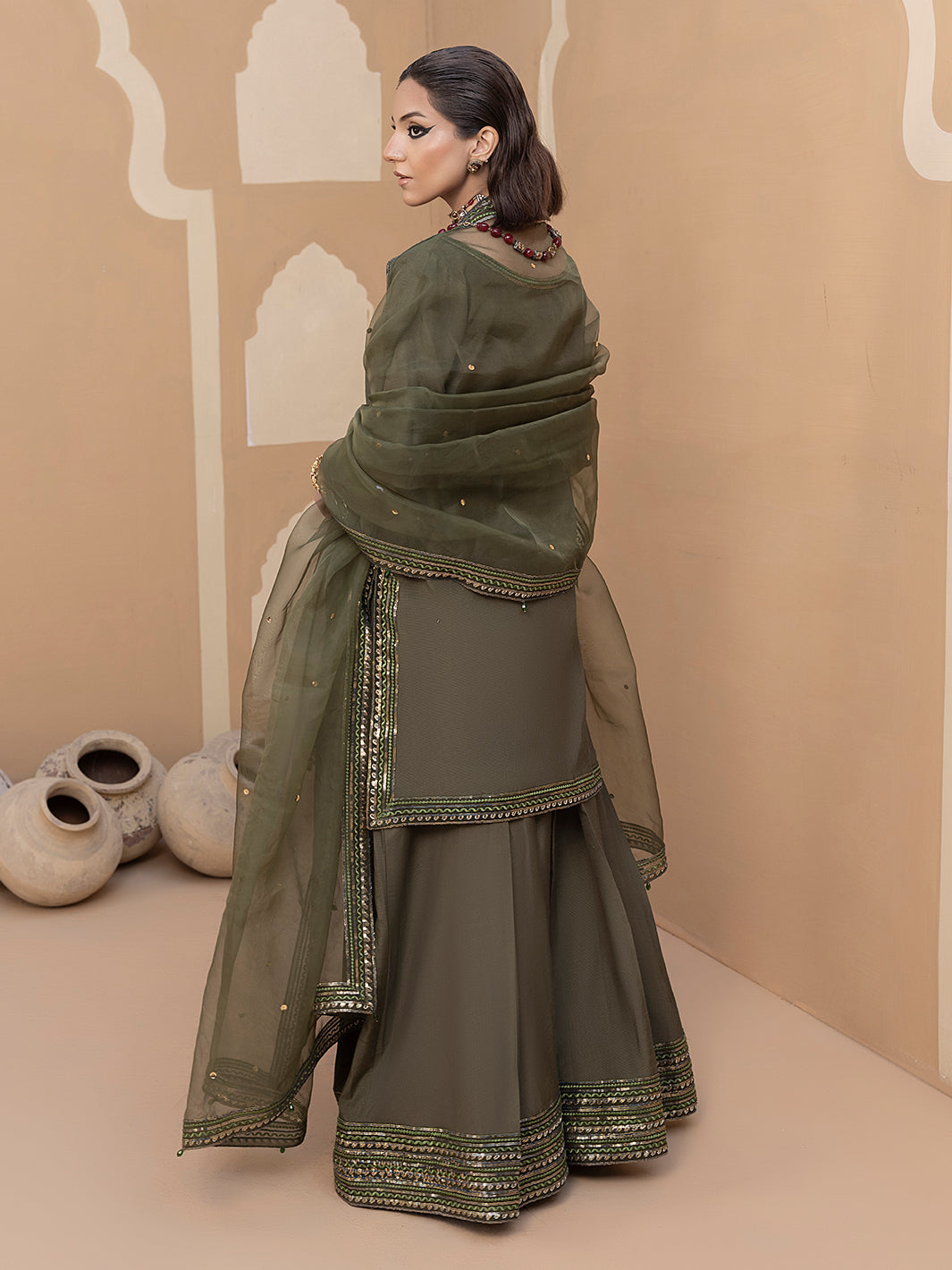 Hem Stitch | Raw Silk Edit 25 | Noor by Hemstitch - Designer Dress - Type: Ladies Clothes - Available at Sana Yasir - 100% Original