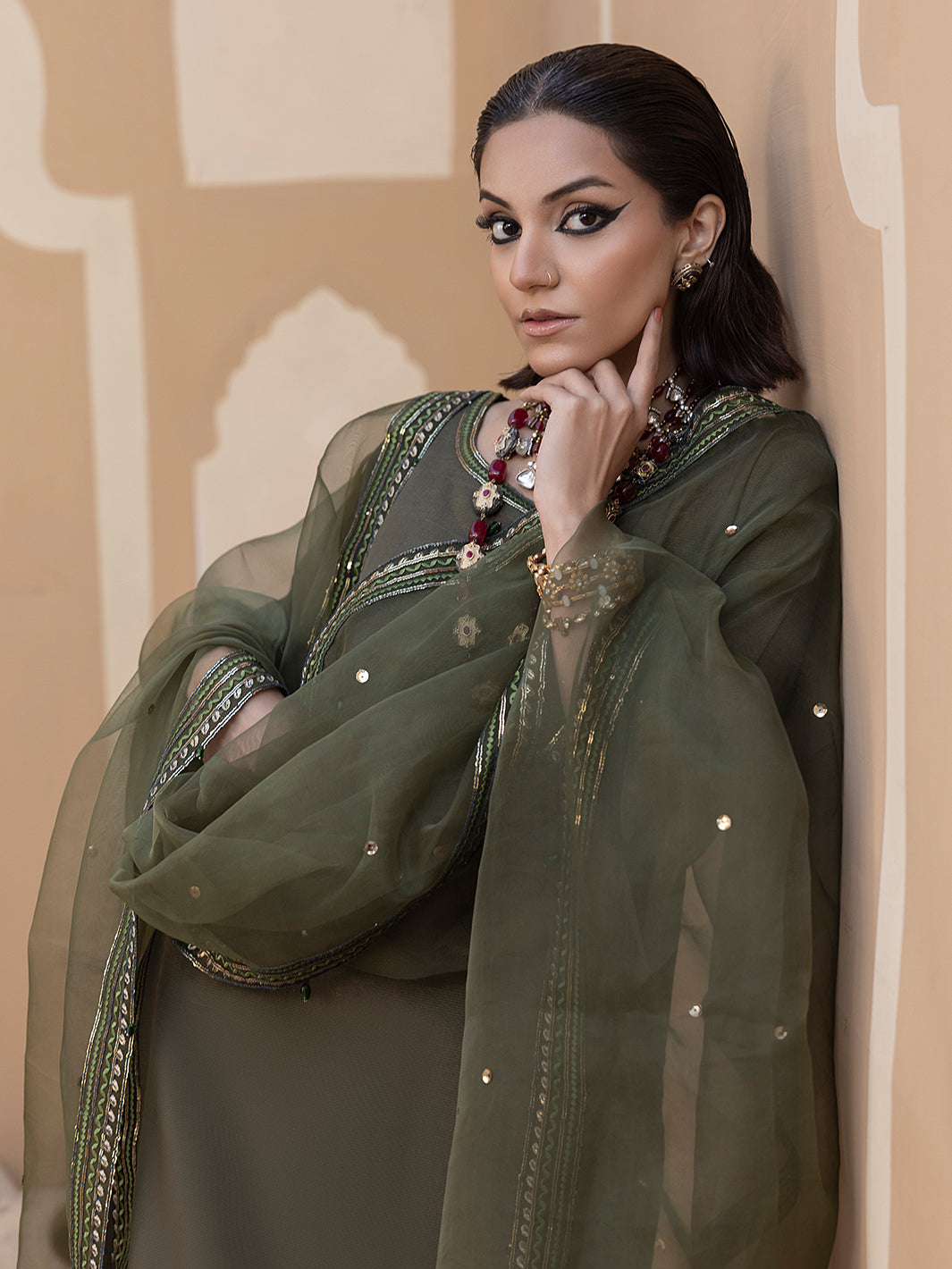 Hem Stitch | Raw Silk Edit 25 | Noor by Hemstitch - Designer Dress - Type: Ladies Clothes - Available at Sana Yasir - 100% Original