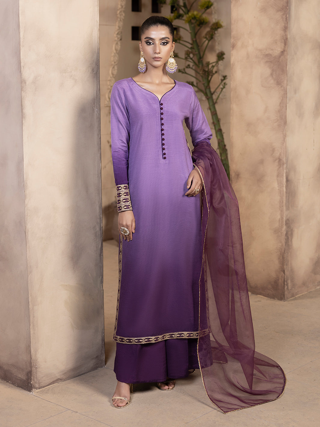 Hem Stitch | Raw Silk Edit 25 | Raania by Hemstitch - Designer Dress - Type: Ladies Clothes - Available at Sana Yasir - 100% Original