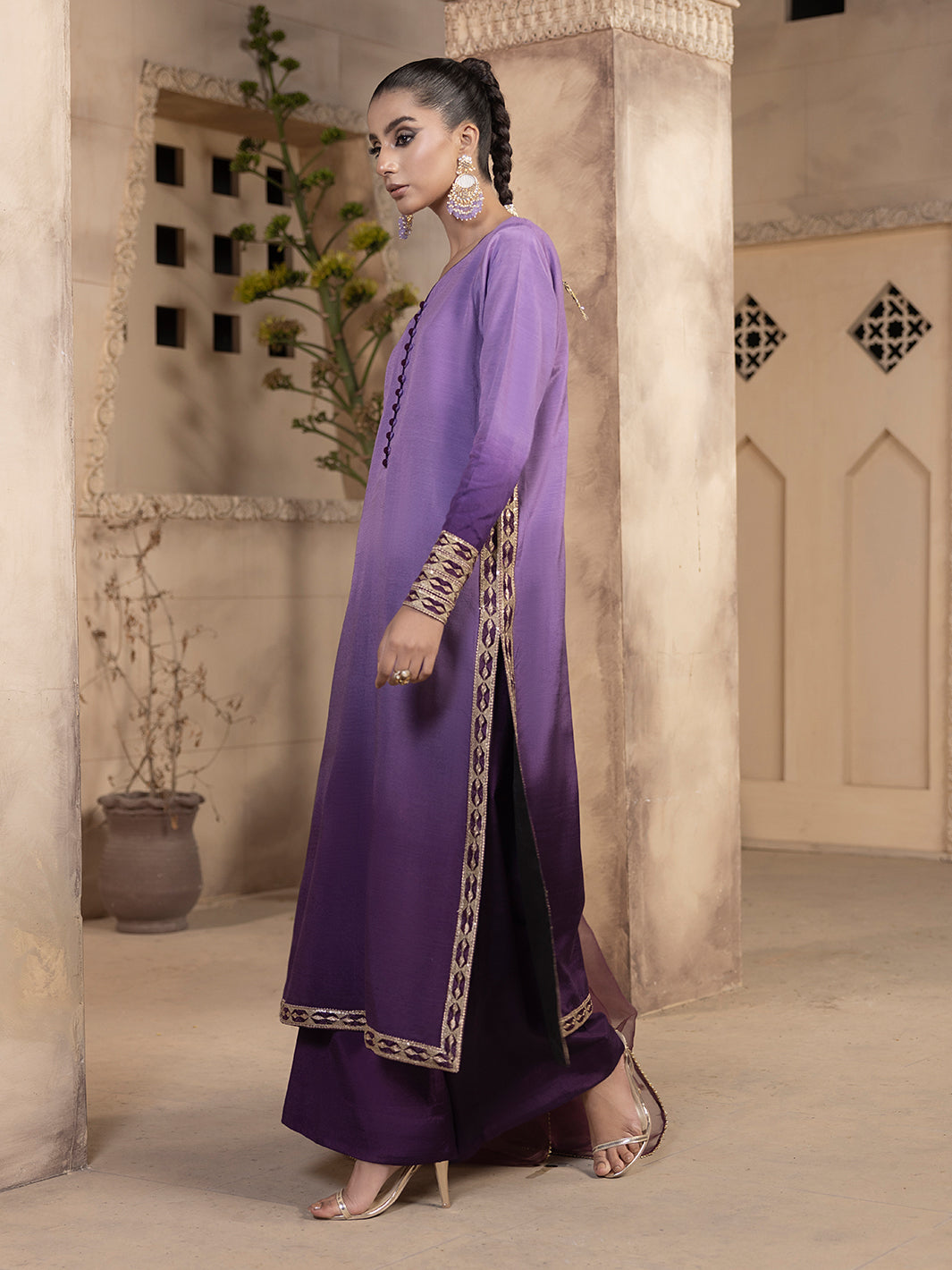 Hem Stitch | Raw Silk Edit 25 | Raania by Hemstitch - Designer Dress - Type: Ladies Clothes - Available at Sana Yasir - 100% Original
