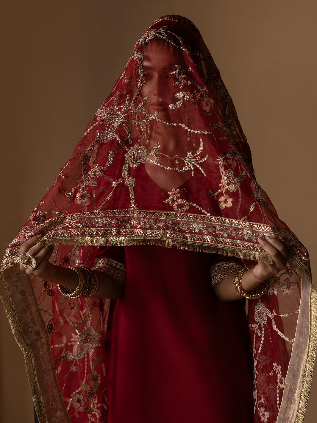 Hem Stitch | Raw Silk Edit 25 | Rose by Hemstitch - Designer Dress - Type: Ladies Clothes - Available at Sana Yasir - 100% Original