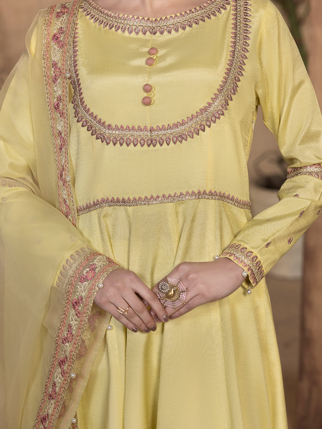 Hem Stitch | Raw Silk Edit 25 | Sehar by Hemstitch - Designer Dress - Type: Ladies Clothes - Available at Sana Yasir - 100% Original