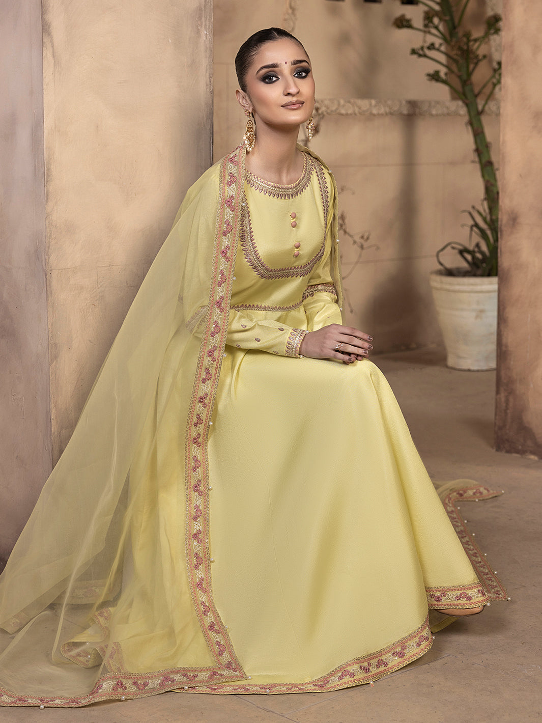 Hem Stitch | Raw Silk Edit 25 | Sehar by Hemstitch - Designer Dress - Type: Ladies Clothes - Available at Sana Yasir - 100% Original