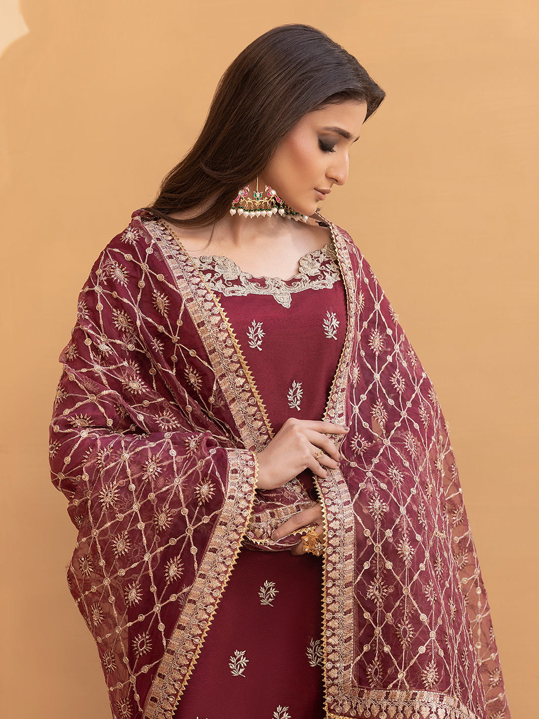 Hem Stitch | Raw Silk Edit 25 | Zurina by Hemstitch - Designer Dress - Type: Ladies Clothes - Available at Sana Yasir - 100% Original