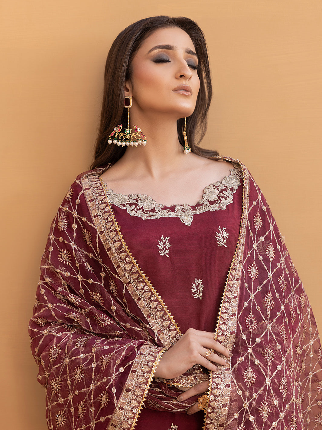 Hem Stitch | Raw Silk Edit 25 | Zurina by Hemstitch - Designer Dress - Type: Ladies Clothes - Available at Sana Yasir - 100% Original