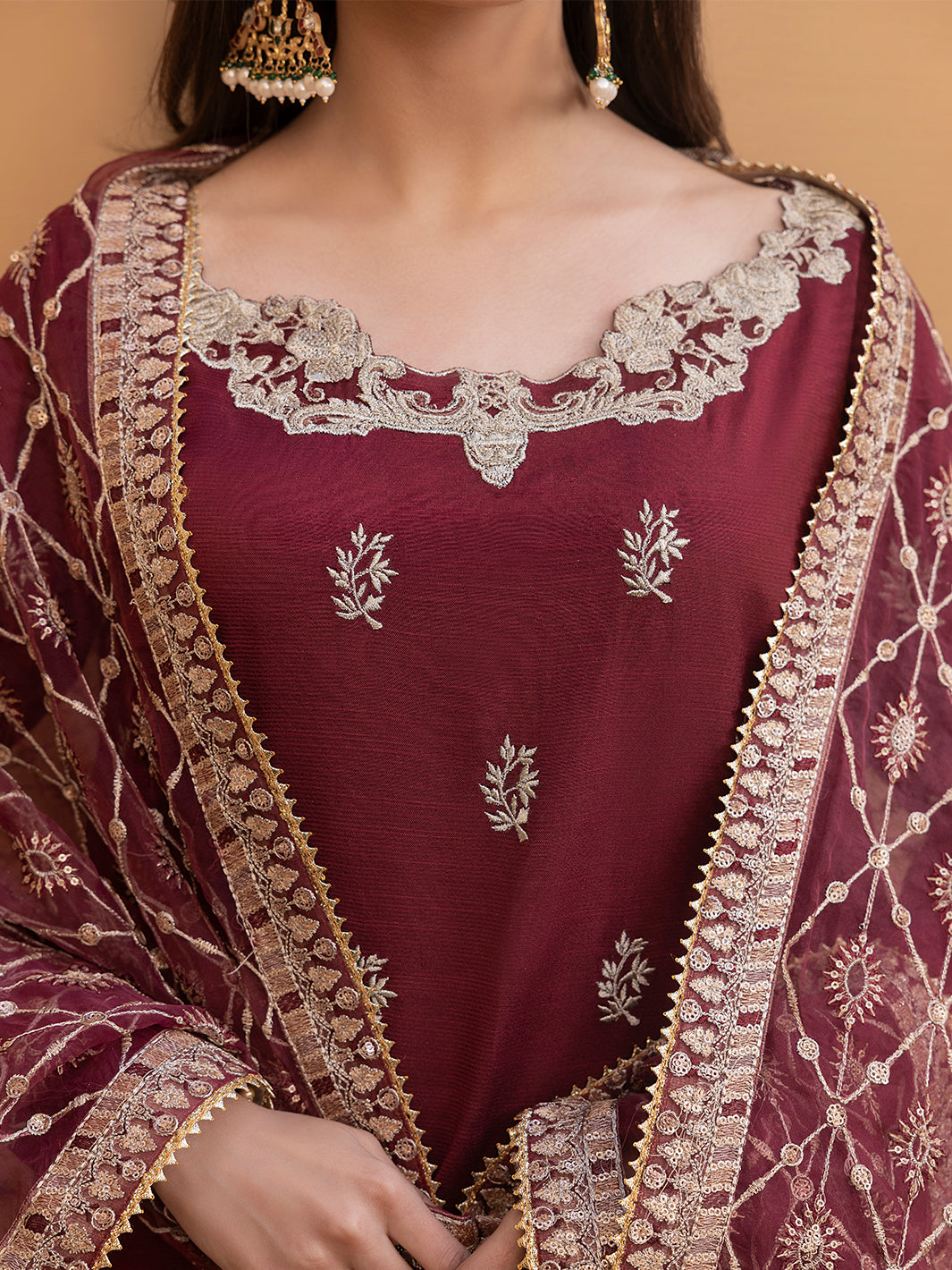 Hem Stitch | Raw Silk Edit 25 | Zurina by Hemstitch - Designer Dress - Type: Ladies Clothes - Available at Sana Yasir - 100% Original