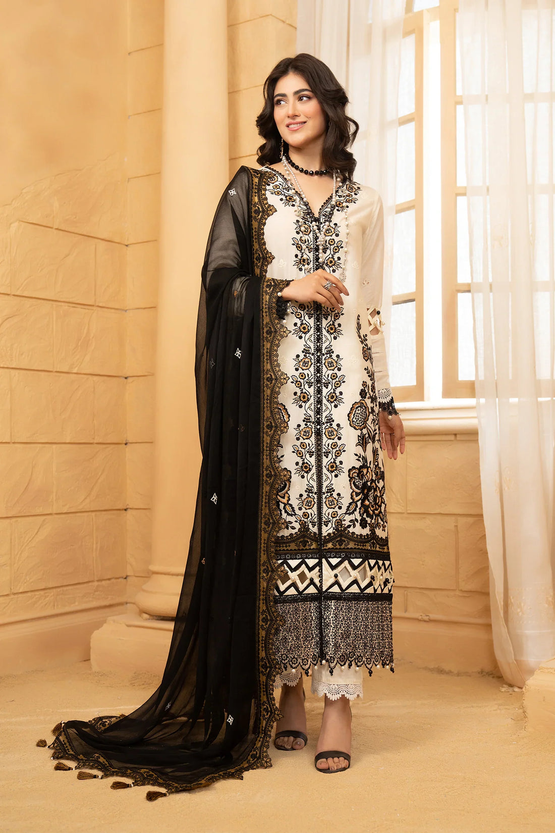 Hemstitch | Summer Luxury Lawn 24 | Prestige by Hemstitch - Designer Dress - Type:  - Available at Sana Yasir - 100% Original