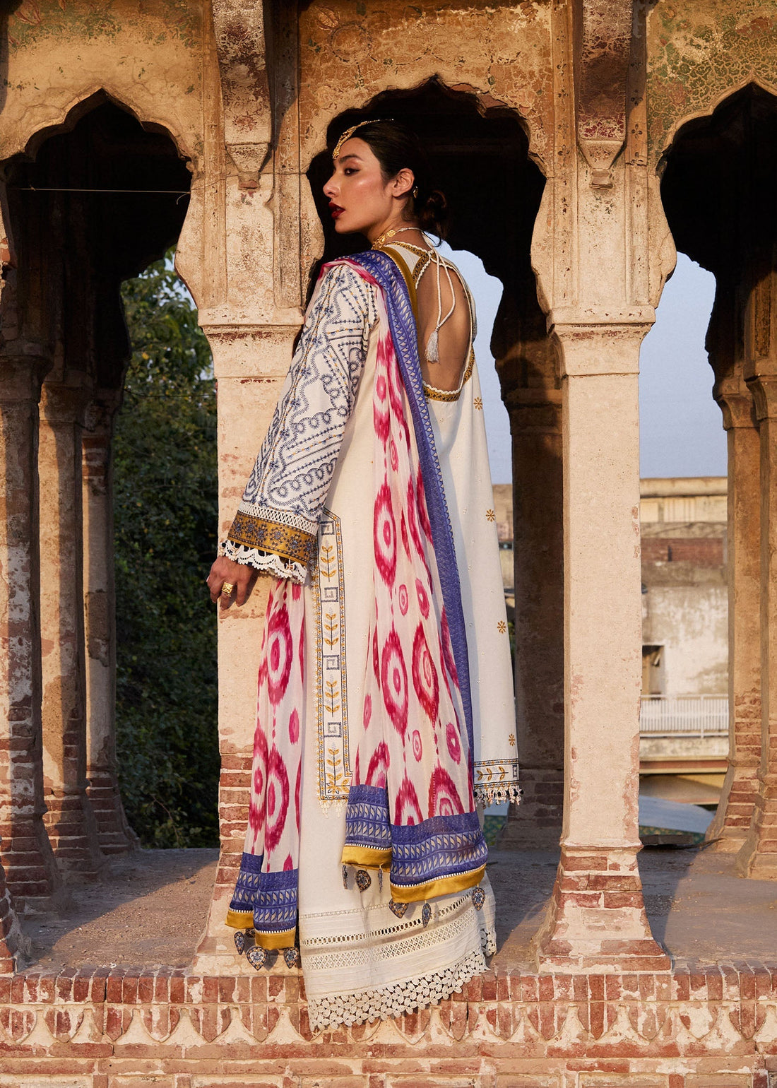 Hussain Rehar | Nirmal SS 25 | Motia by Hussain Rehar - Designer Dress - Type: Ladies Clothes - Available at Sana Yasir - 100% Original