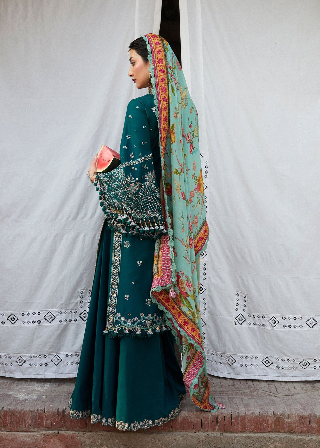 Hussain Rehar | Nirmal SS 25 | Saher by Hussain Rehar - Designer Dress - Type: Ladies Clothes - Available at Sana Yasir - 100% Original