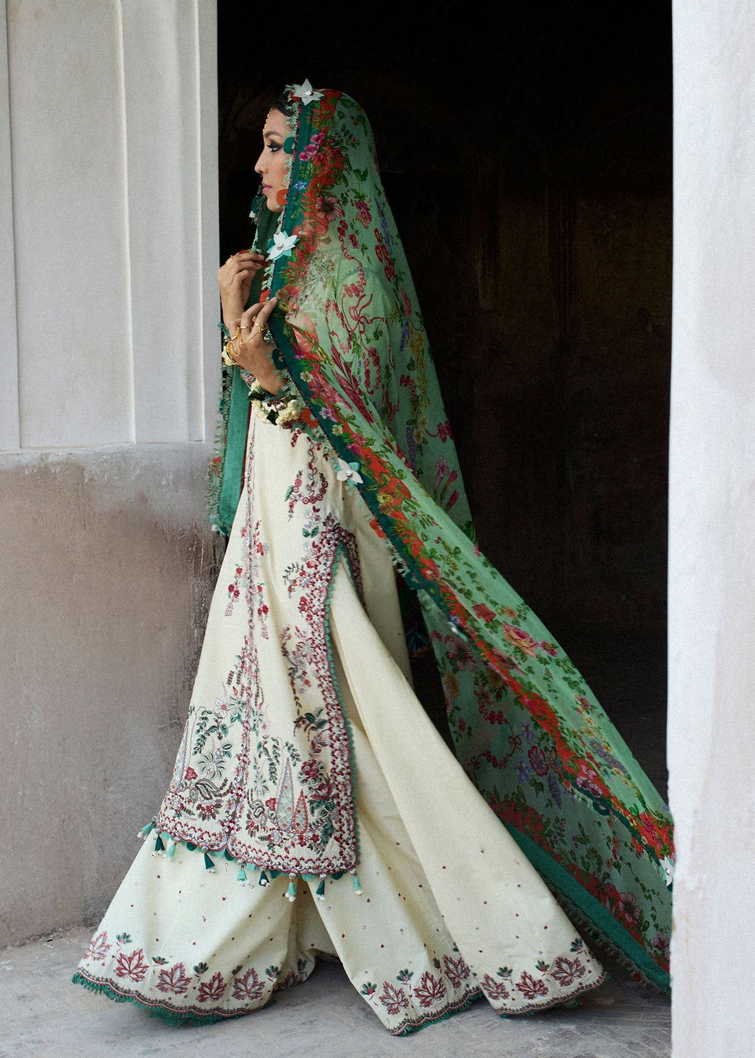 Hussain Rehar | Nirmal SS 25 | Sahil by Hussain Rehar - Designer Dress - Type: Ladies Clothes - Available at Sana Yasir - 100% Original