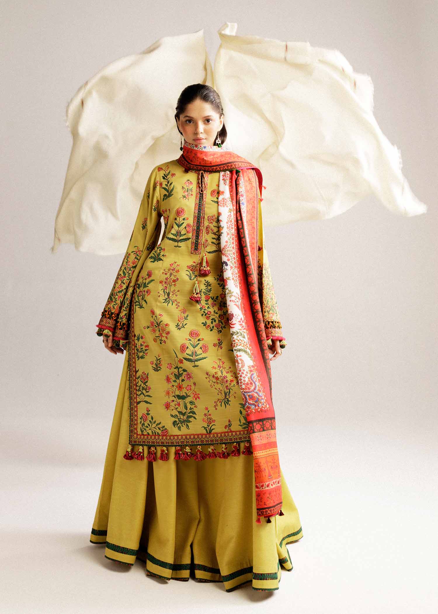 Hussain Rehar | Winter Shawl Khaddar 23 | Ember by Hussain Rehar - Designer Dress - Type: Luxury - Available at Sana Yasir - 100% Original
