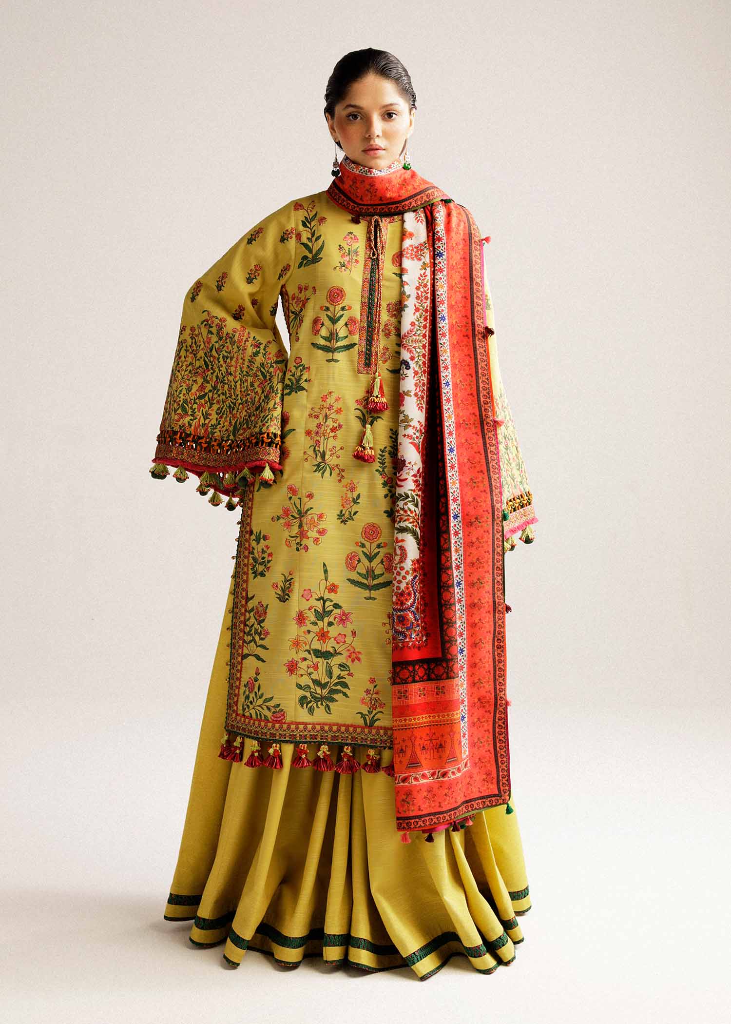 Hussain Rehar | Winter Shawl Khaddar 23 | Ember by Hussain Rehar - Designer Dress - Type: Luxury - Available at Sana Yasir - 100% Original