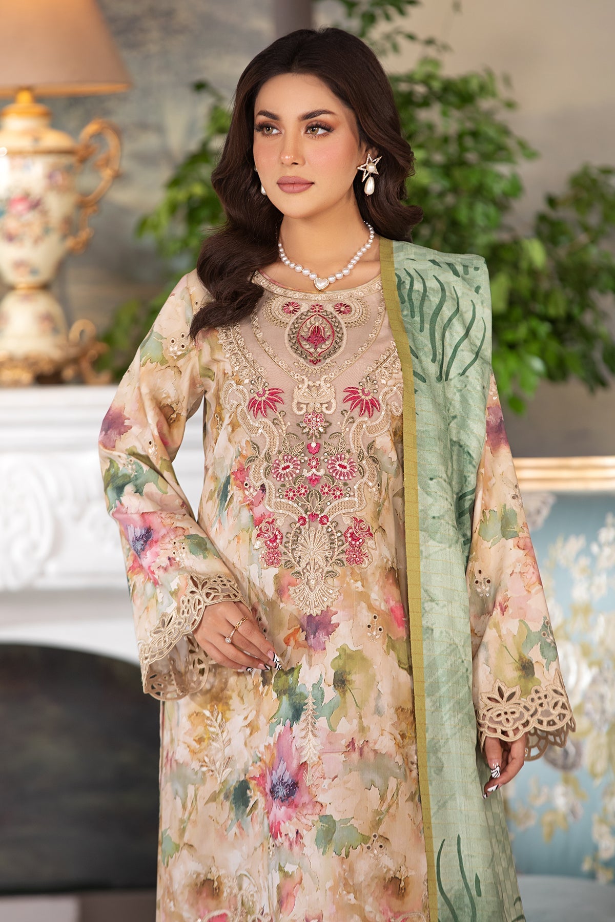 Imrozia Premium | Masakali Winter Pret | I.P-85 Resham by Imrozia Premium - Designer Dress - Type: Ladies Clothes - Available at Sana Yasir - 100% Original