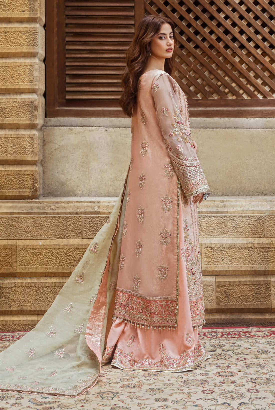 Imrozia Premium | Sajal Bridal Collection | SB-27 Zarqash by Imrozia Premium - Designer Dress - Type: Ladies Clothes - Available at Sana Yasir - 100% Original
