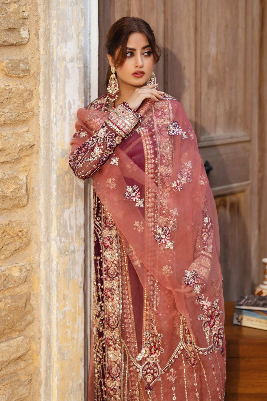 Imrozia Premium | Sajal Bridal Collection | SB-34 Nazakat by Imrozia Premium - Designer Dress - Type: Ladies Clothes - Available at Sana Yasir - 100% Original