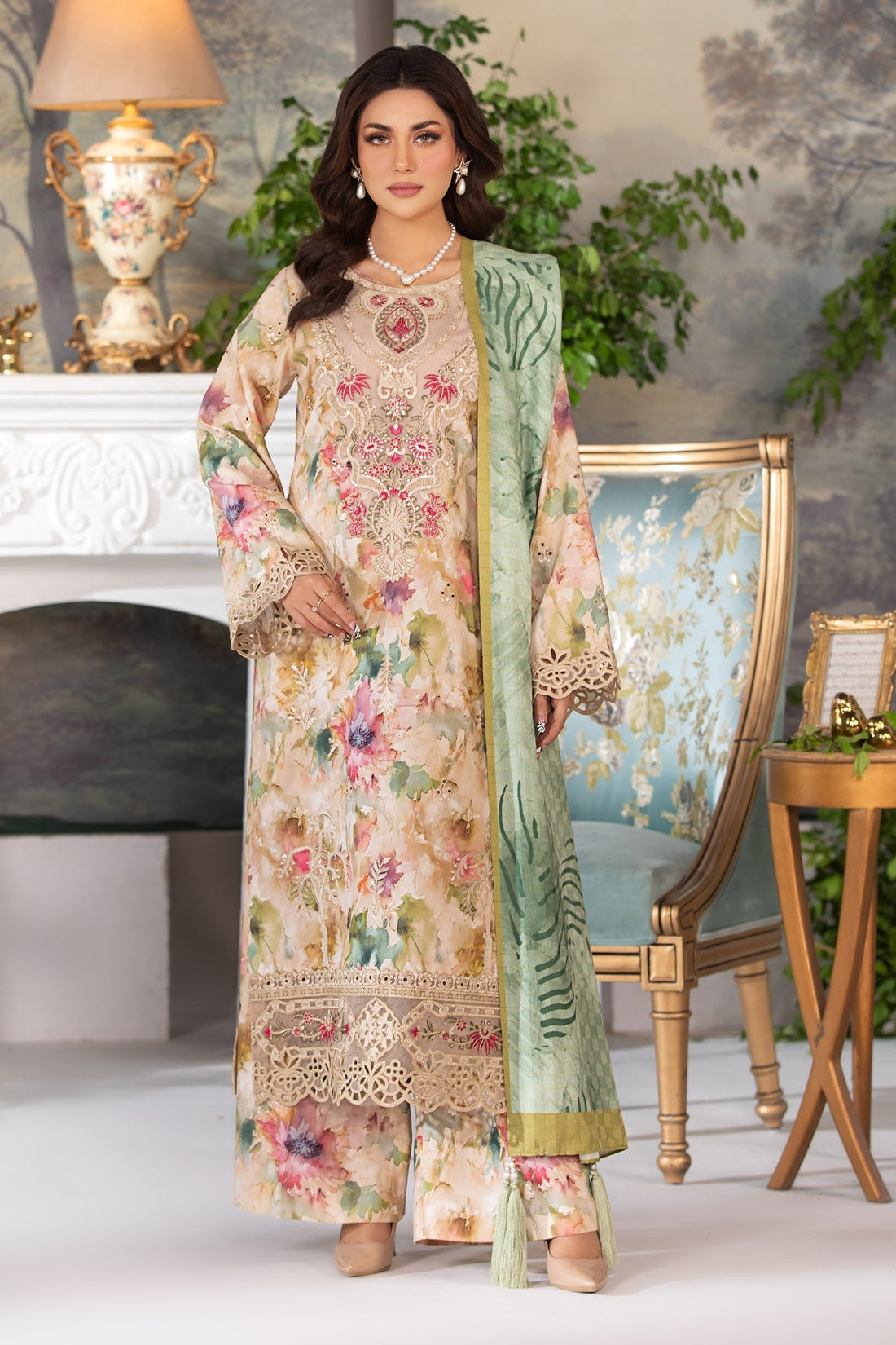 Imrozia Premium | Masakali Winter Pret | I.P-85 Resham by Imrozia Premium - Designer Dress - Type: Ladies Clothes - Available at Sana Yasir - 100% Original
