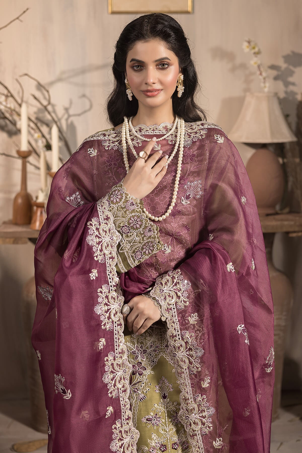 Imrozia Premium | Sehar Winter Collection | I.P-75 Abroo by Imrozia Premium - Designer Dress - Type: Ladies Clothes - Available at Sana Yasir - 100% Original