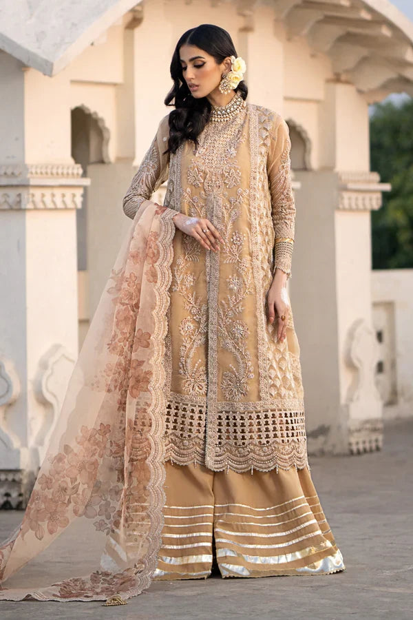 Ittehad | Dilruba Wedding Formals | ESDR78-SUT-BGE by Ittehad - Designer Dress - Type: Bridal - Available at Sana Yasir - 100% Original