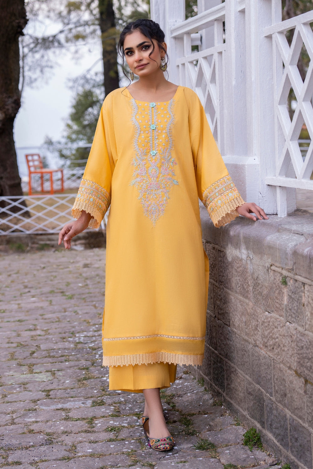 Ittehad | Embroidered Lawn | I-20 by Ittehad - Designer Dress - Type: Luxury - Available at Sana Yasir - 100% Original