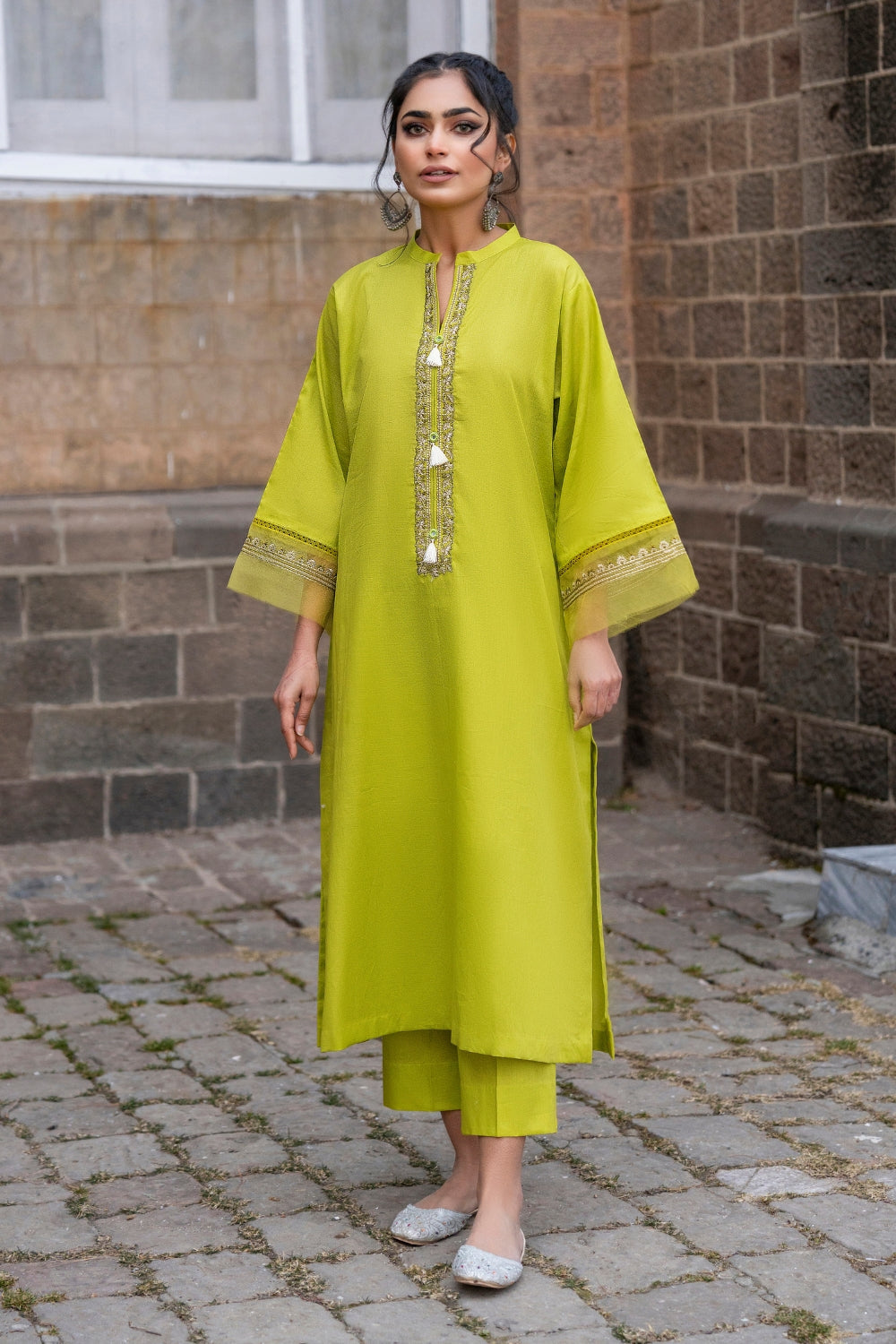 Ittehad | Embroidered Lawn | I-23 by Ittehad - Designer Dress - Type: Luxury - Available at Sana Yasir - 100% Original