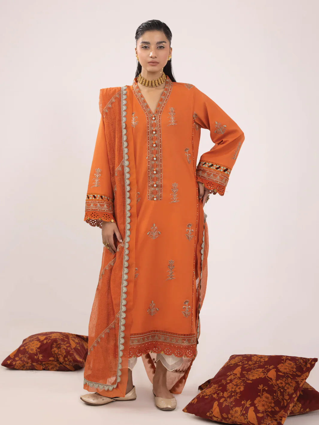 Ittehad | Faiza Faisal Rangeeli Lawn 24 | Chammo by Ittehad - Designer Dress - Type: Luxury - Available at Sana Yasir - 100% Original