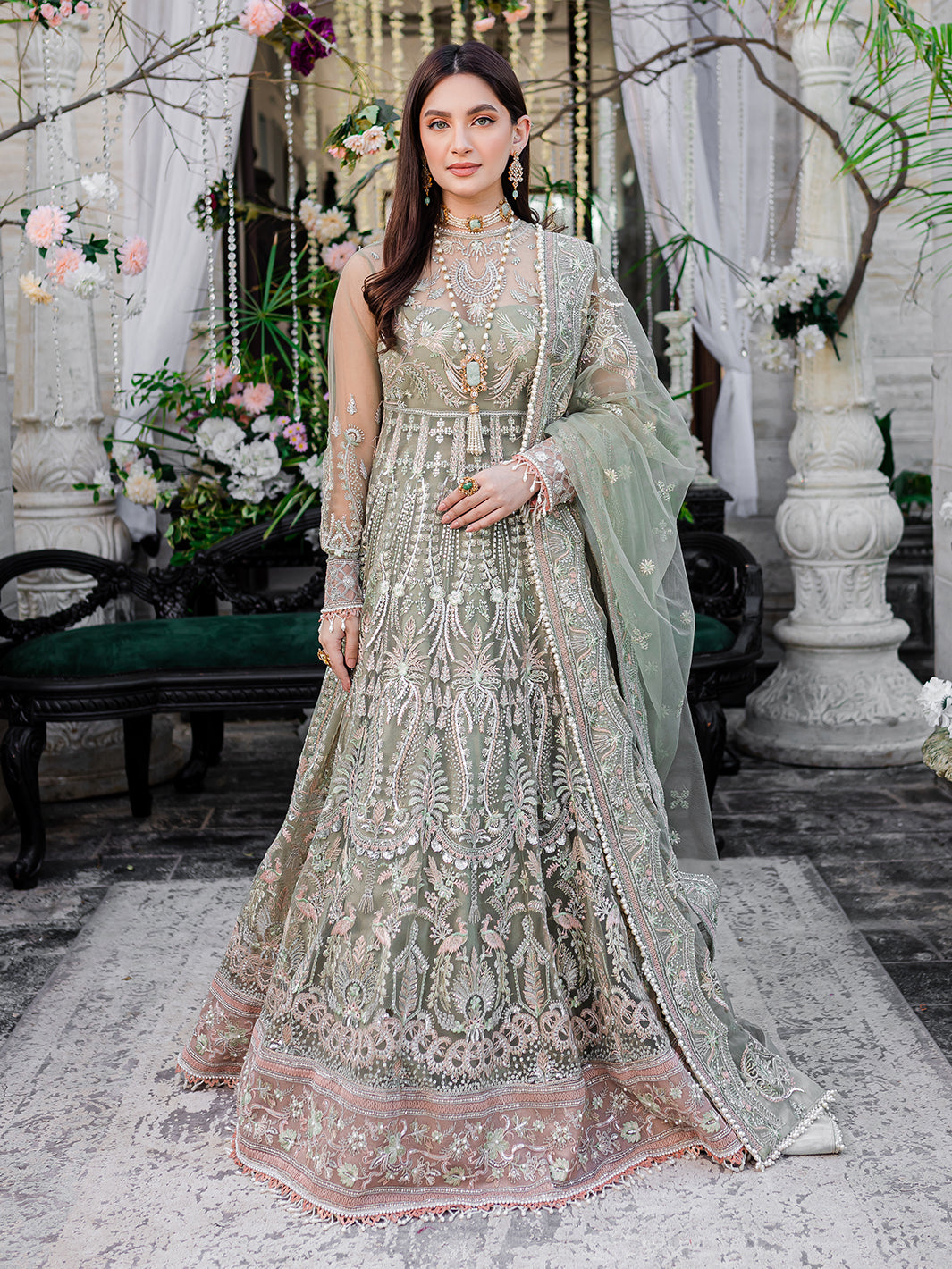 Izel | Heeriye Festive Collection | Naina by Izel - Designer Dress - Type: Bridal - Available at Sana Yasir - 100% Original