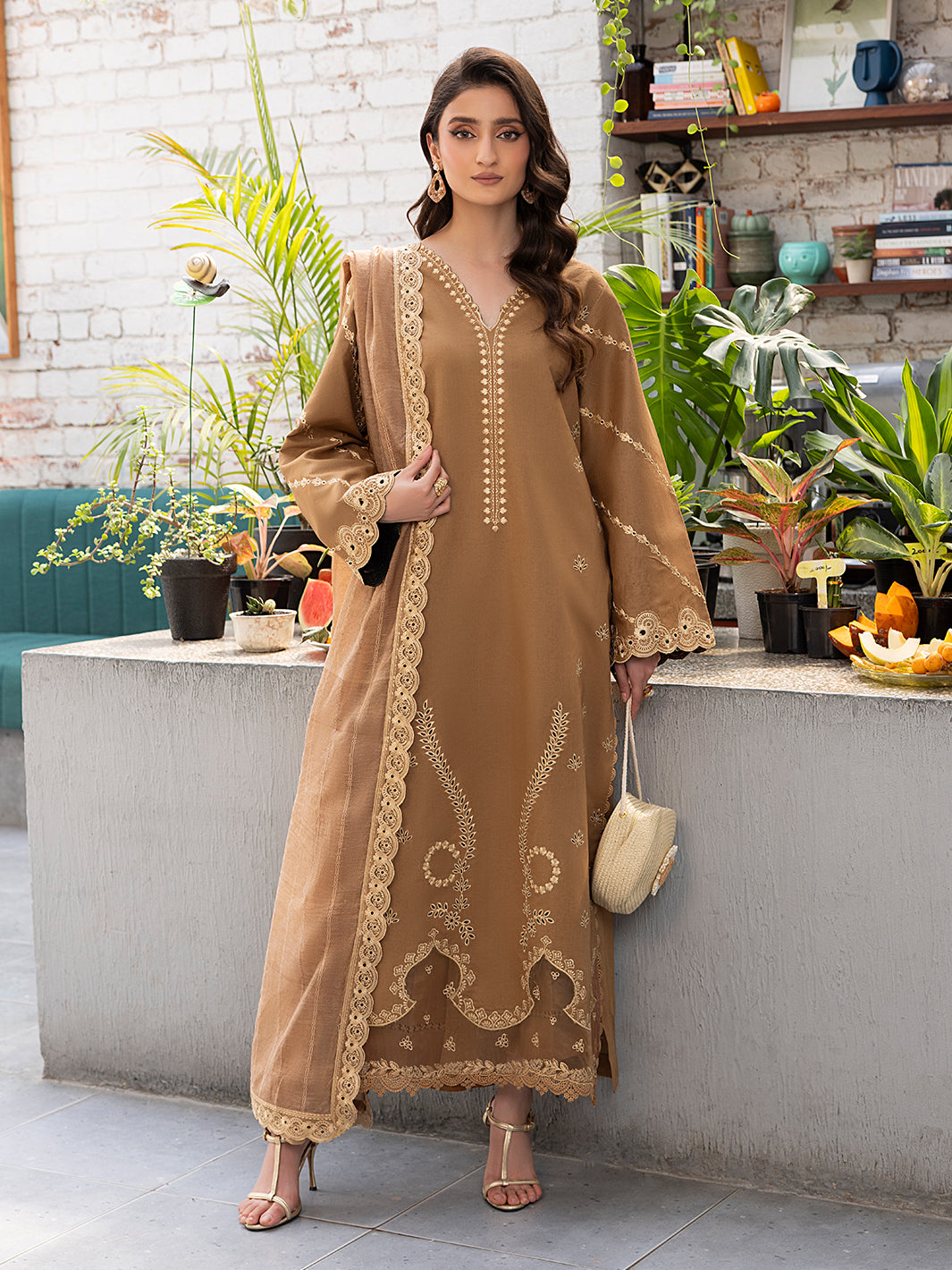 Izel | Meadow Muse Embroidered Lawn 25 | AVELA by Izel - Designer Dress - Type: Ladies Clothes - Available at Sana Yasir - 100% Original