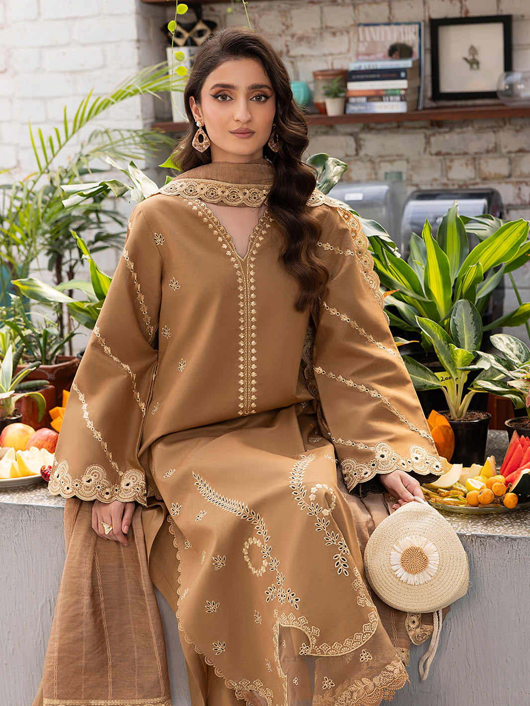 Izel | Meadow Muse Embroidered Lawn 25 | AVELA by Izel - Designer Dress - Type: Ladies Clothes - Available at Sana Yasir - 100% Original
