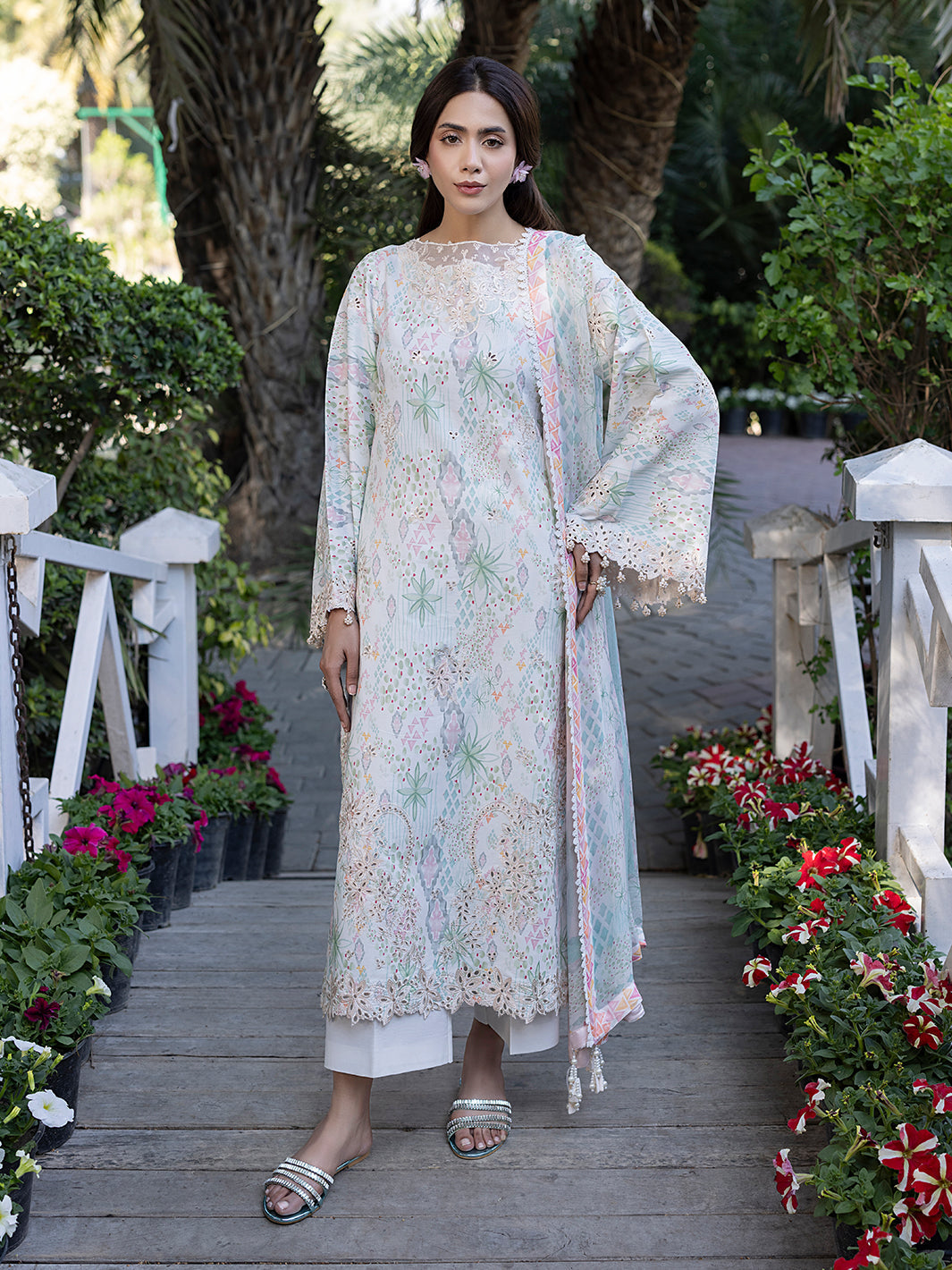 Izel | Oh Spring Lawn 25 | CLEO by Izel - Designer Dress - Type: Ladies Clothes - Available at Sana Yasir - 100% Original