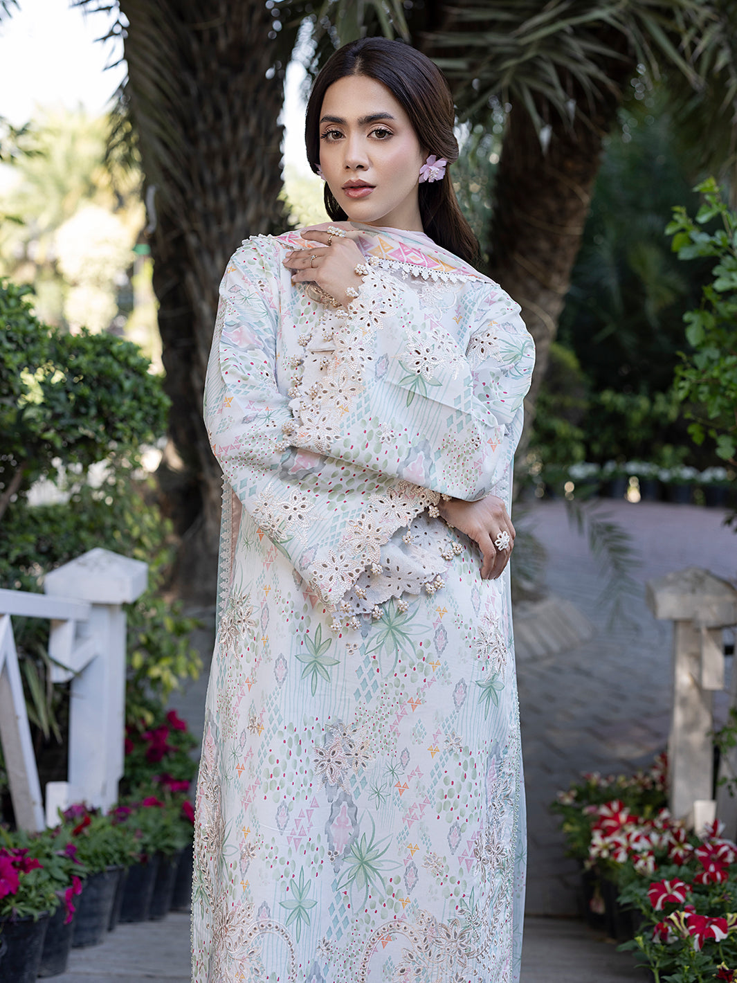 Izel | Oh Spring Lawn 25 | CLEO by Izel - Designer Dress - Type: Ladies Clothes - Available at Sana Yasir - 100% Original