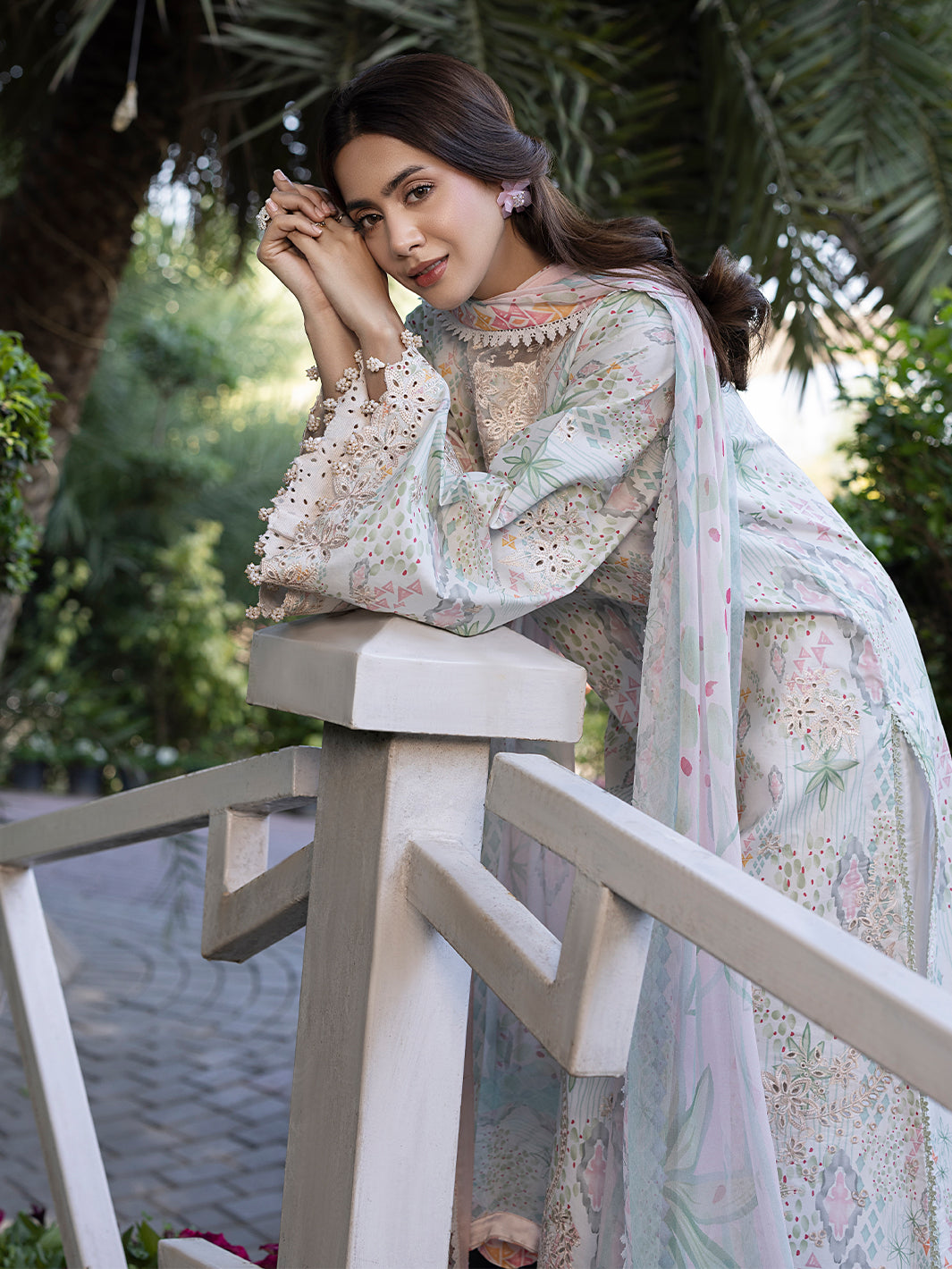 Izel | Oh Spring Lawn 25 | CLEO by Izel - Designer Dress - Type: Ladies Clothes - Available at Sana Yasir - 100% Original