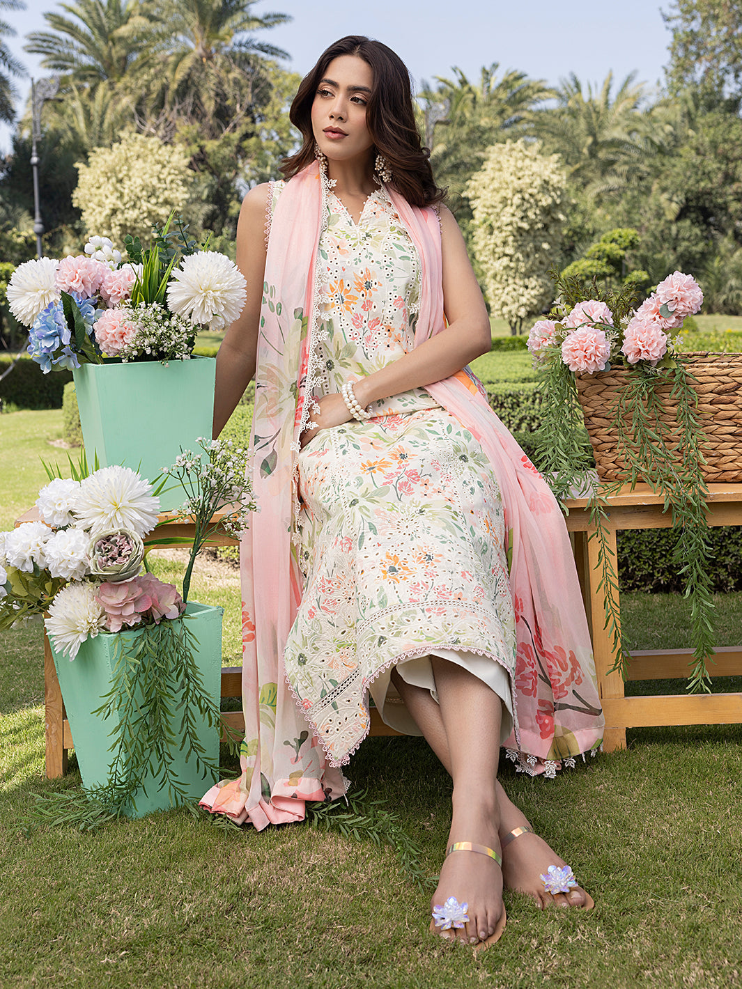 Izel | Oh Spring Lawn 25 | MEADOW by Izel - Designer Dress - Type: Ladies Clothes - Available at Sana Yasir - 100% Original