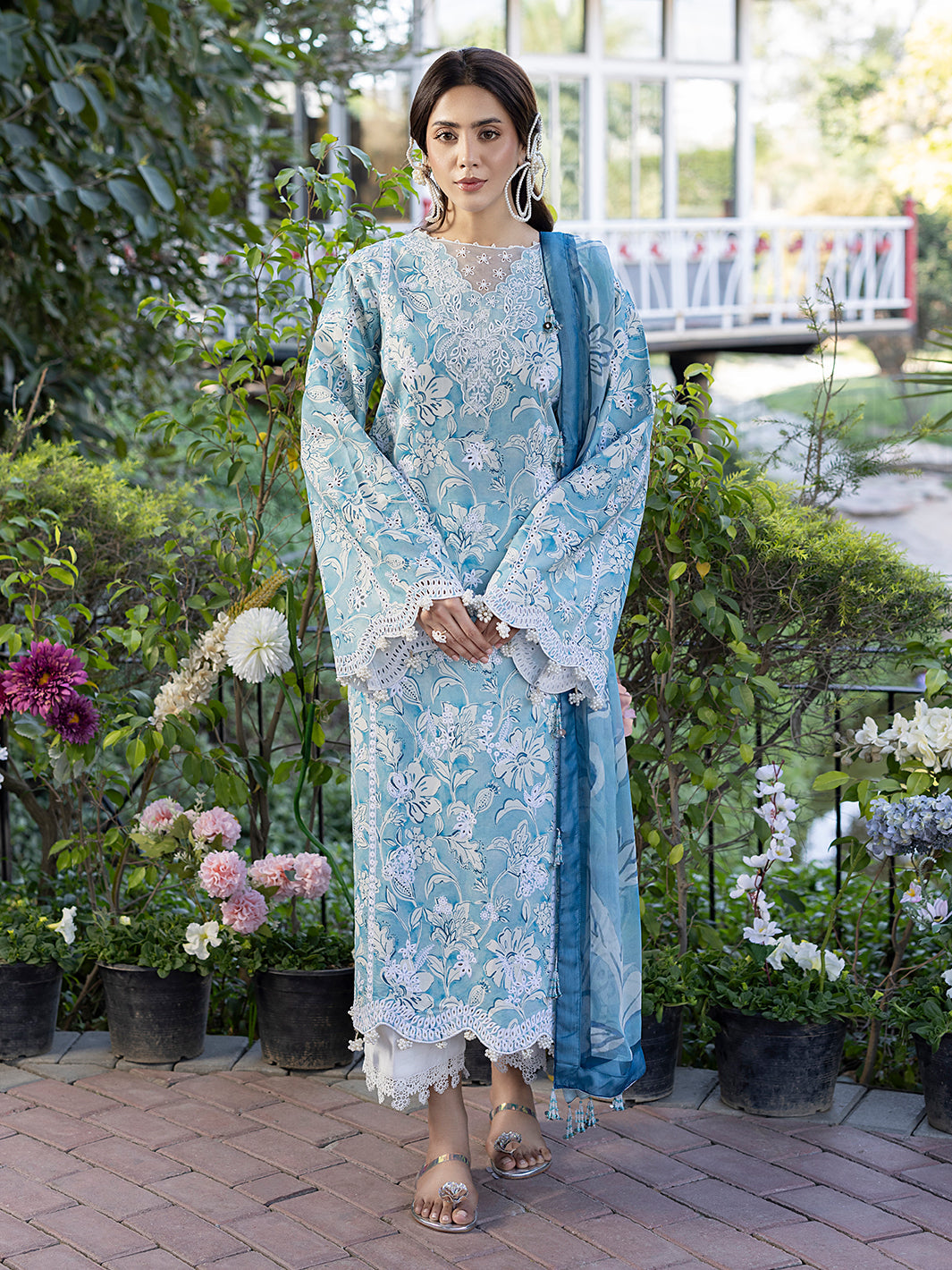 Izel | Oh Spring Lawn 25 | PEARL by Izel - Designer Dress - Type: Ladies Clothes - Available at Sana Yasir - 100% Original