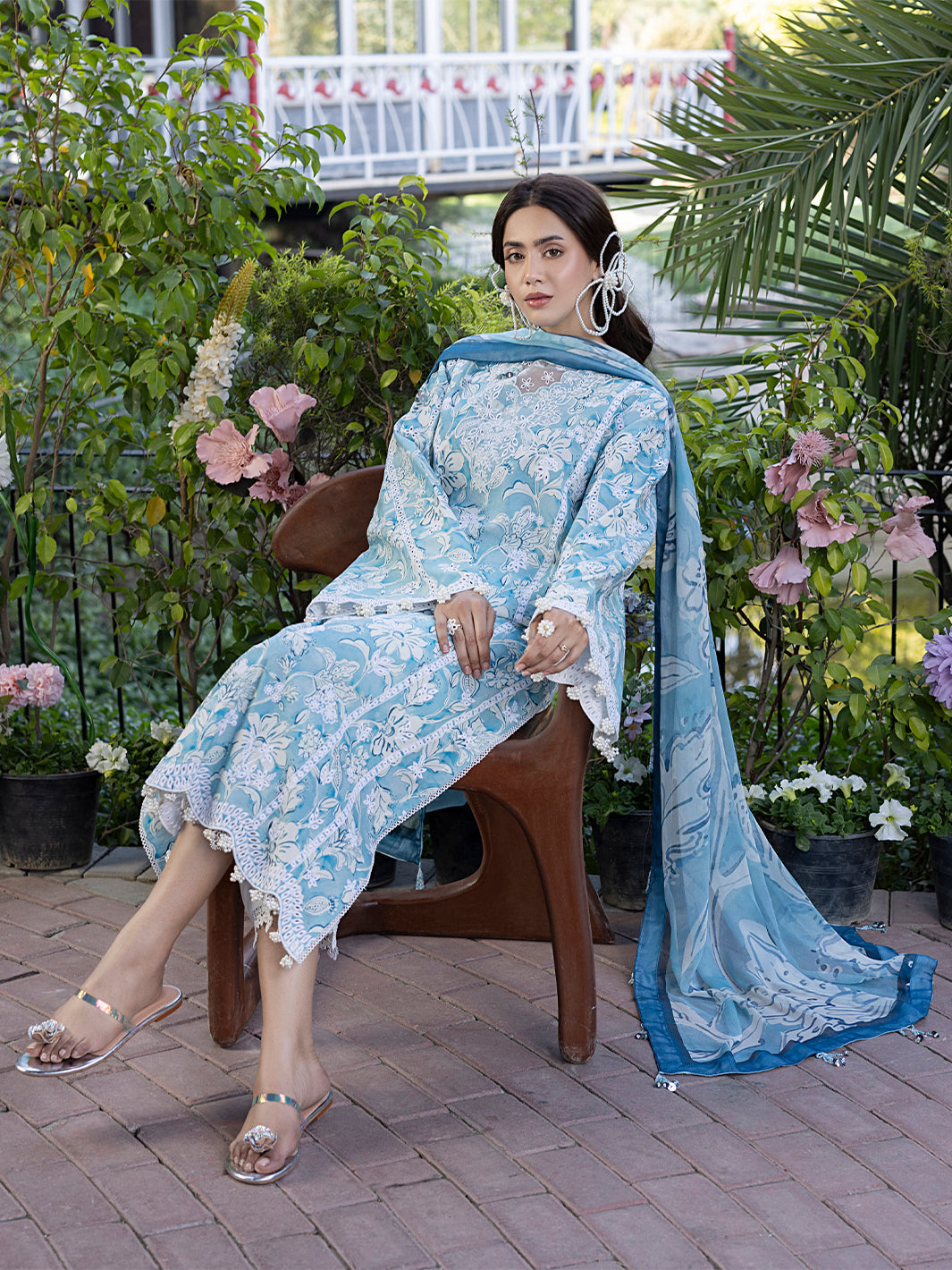 Izel | Oh Spring Lawn 25 | PEARL by Izel - Designer Dress - Type: Ladies Clothes - Available at Sana Yasir - 100% Original