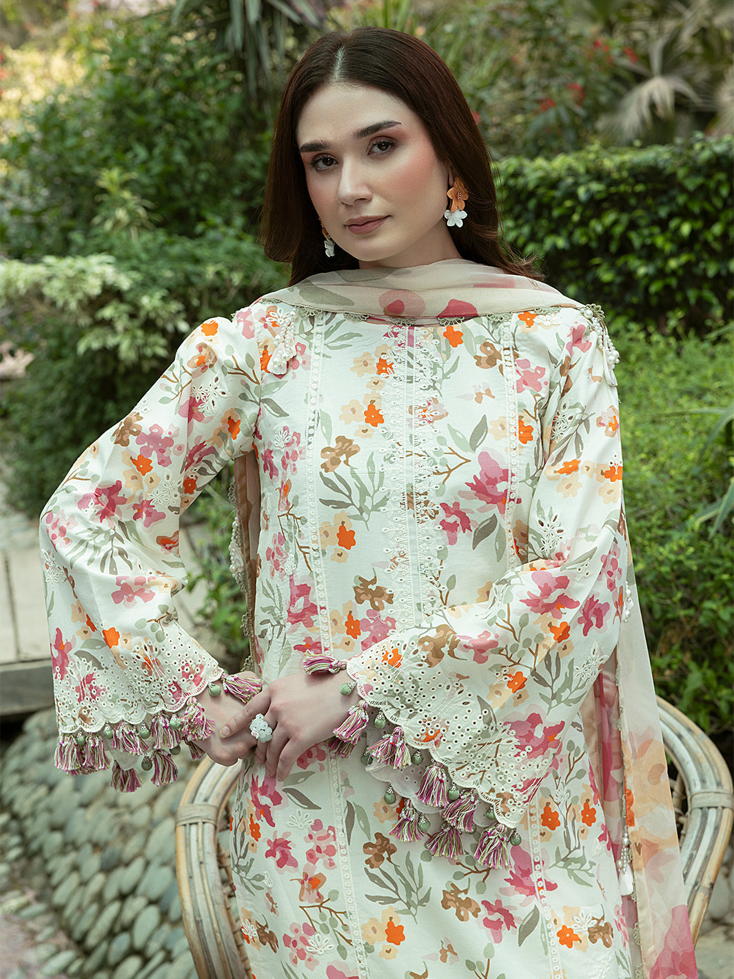Izel | Oh Spring Lawn 25 | WISTERIA by Izel - Designer Dress - Type: Ladies Clothes - Available at Sana Yasir - 100% Original