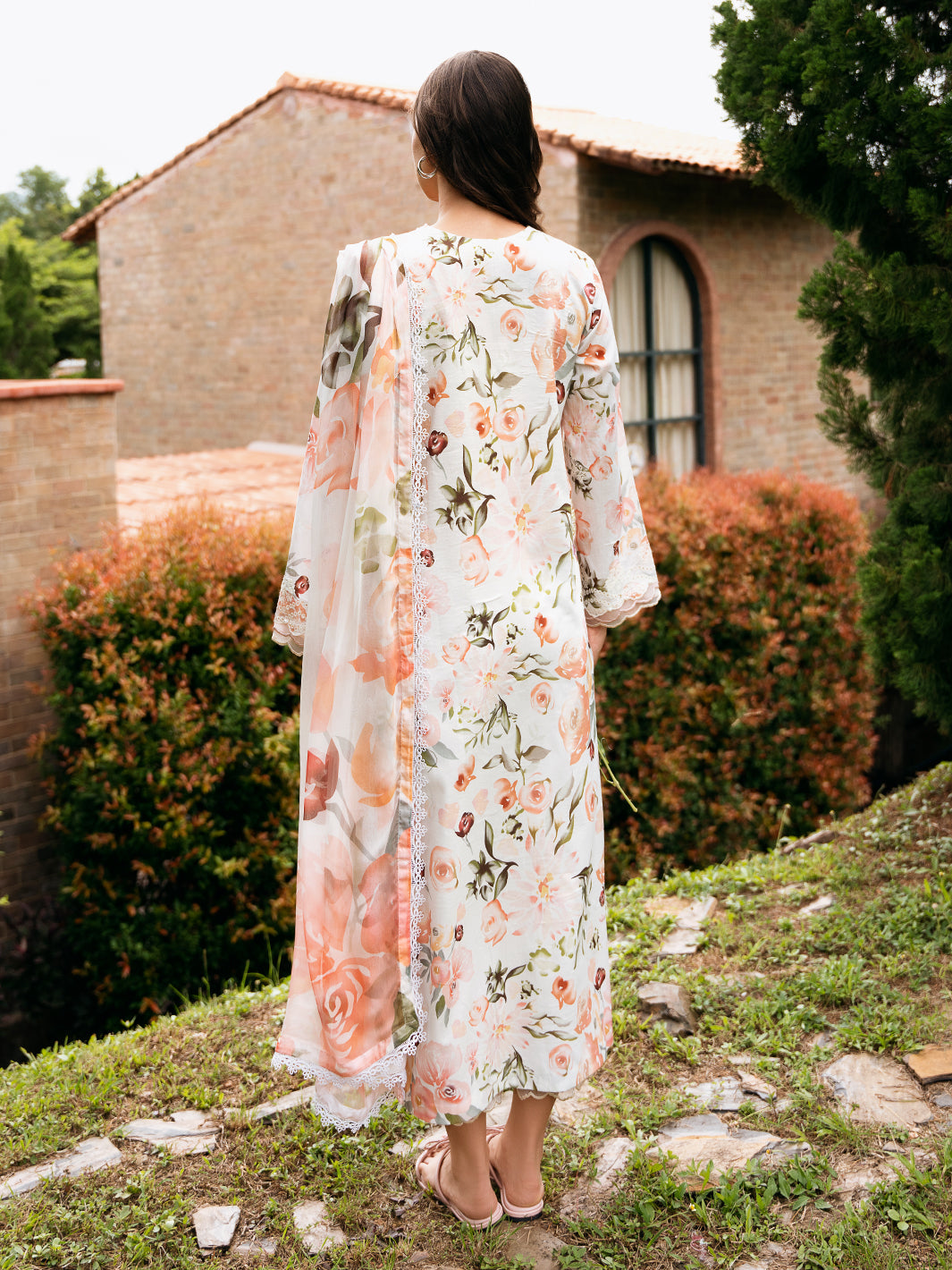 Izel | Secret Garden | COSMOS by Izel - Designer Dress - Type: Casuals - Available at Sana Yasir - 100% Original