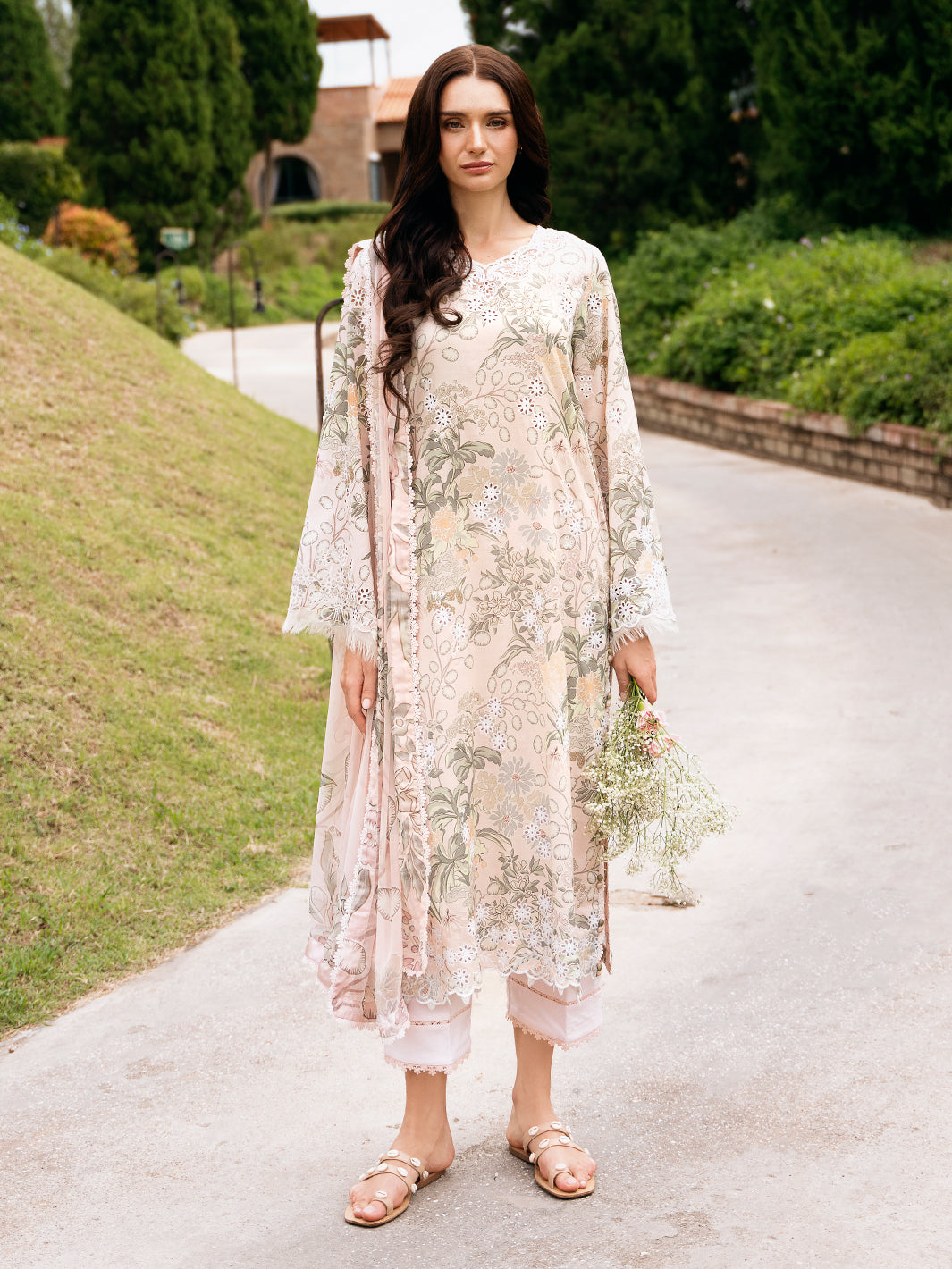 Izel | Secret Garden | LOTUS by Izel - Designer Dress - Type: Casuals - Available at Sana Yasir - 100% Original