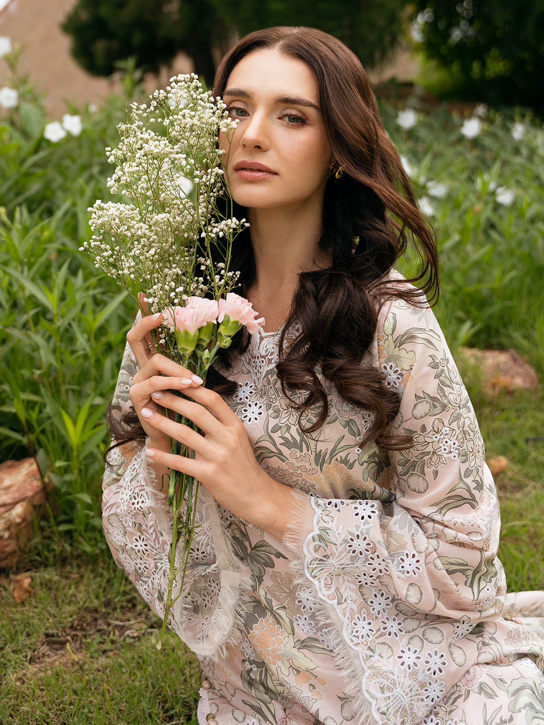 Izel | Secret Garden | LOTUS by Izel - Designer Dress - Type: Casuals - Available at Sana Yasir - 100% Original