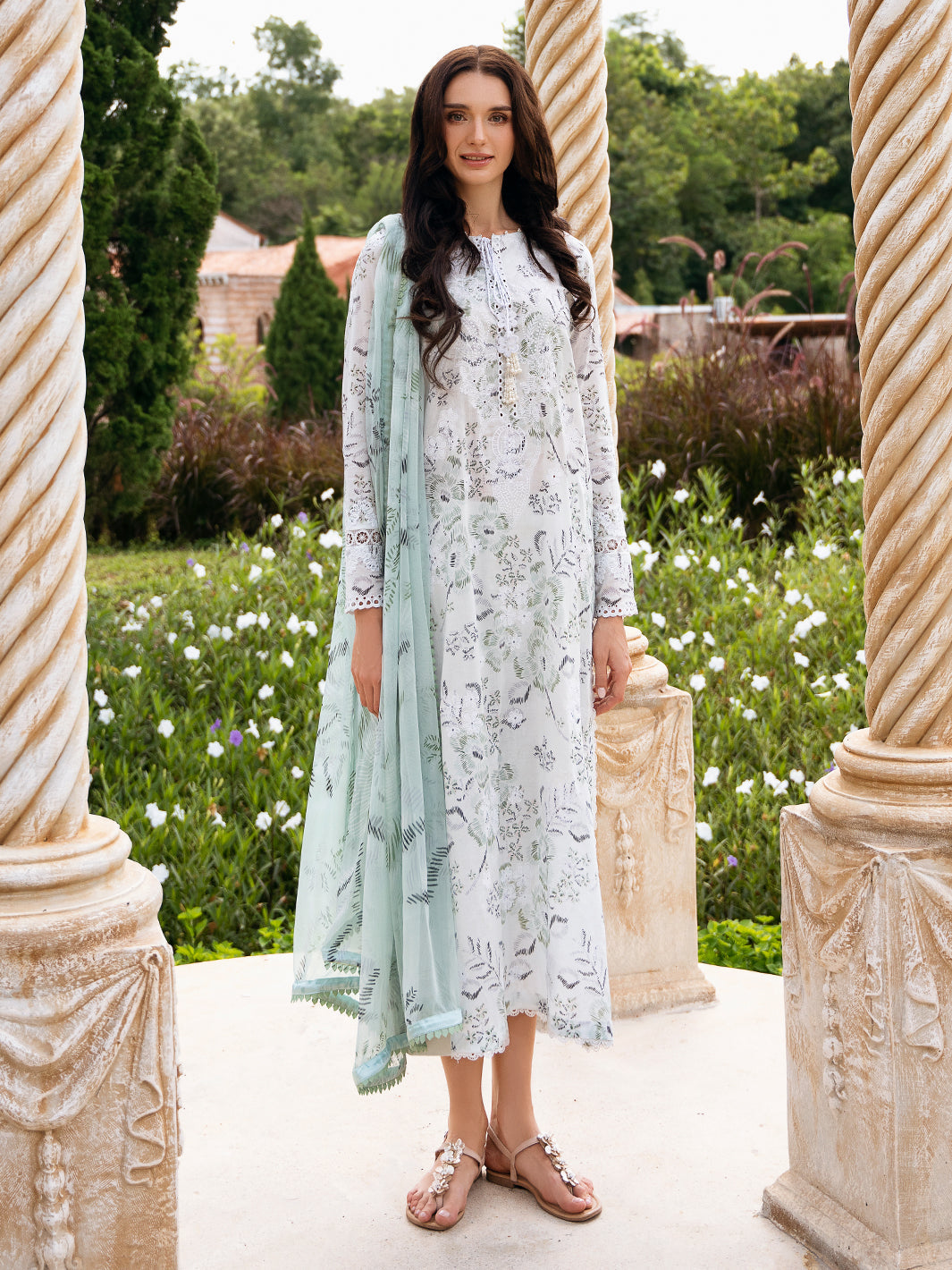 Izel | Secret Garden | SCARLET by Izel - Designer Dress - Type: Casuals - Available at Sana Yasir - 100% Original