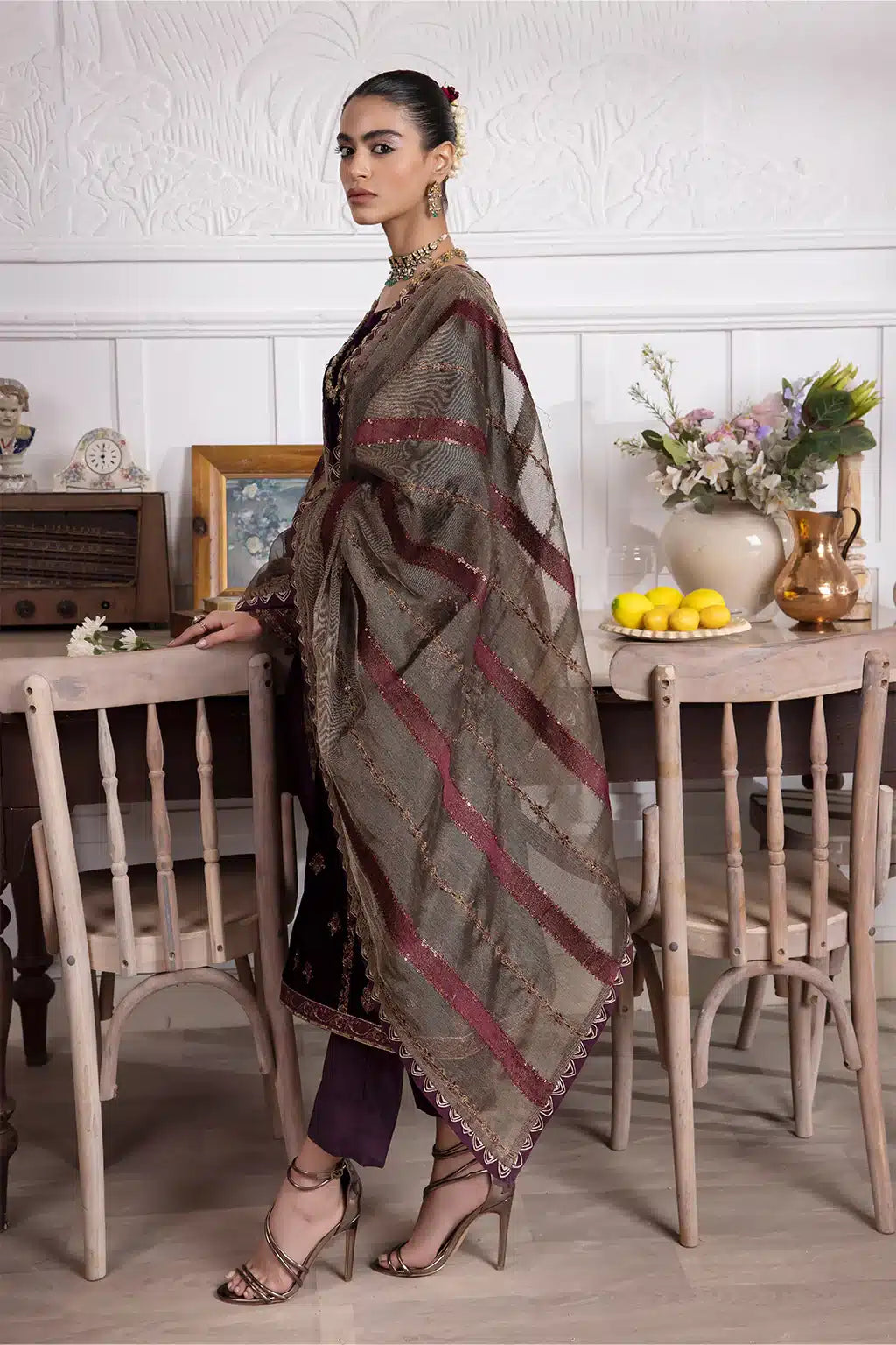 Iznik | Festive Velvet 23 | IV-23 SEHER by Iznik - Designer Dress - Type: Formal - Available at Sana Yasir - 100% Original