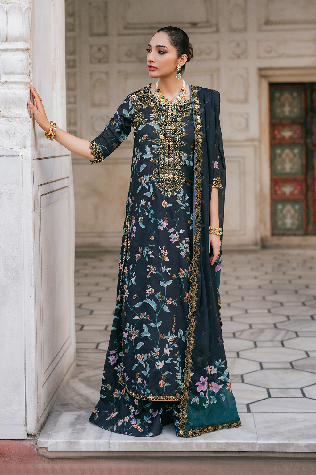 Iznik | Formal Wear | UE-317 by Iznik - Designer Dress - Type: Ladies Clothes - Available at Sana Yasir - 100% Original