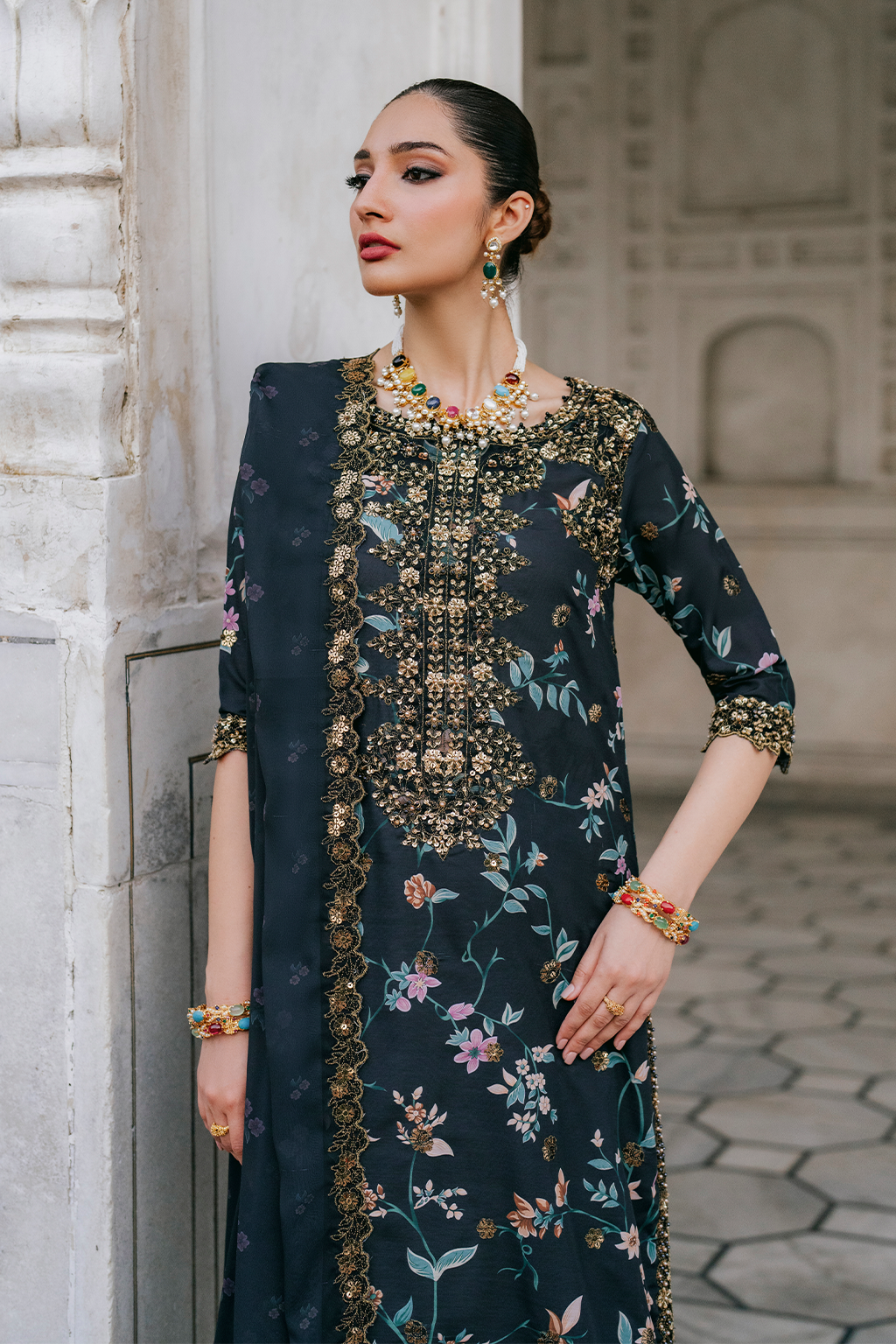 Iznik | Formal Wear | UE-317 by Iznik - Designer Dress - Type: Ladies Clothes - Available at Sana Yasir - 100% Original
