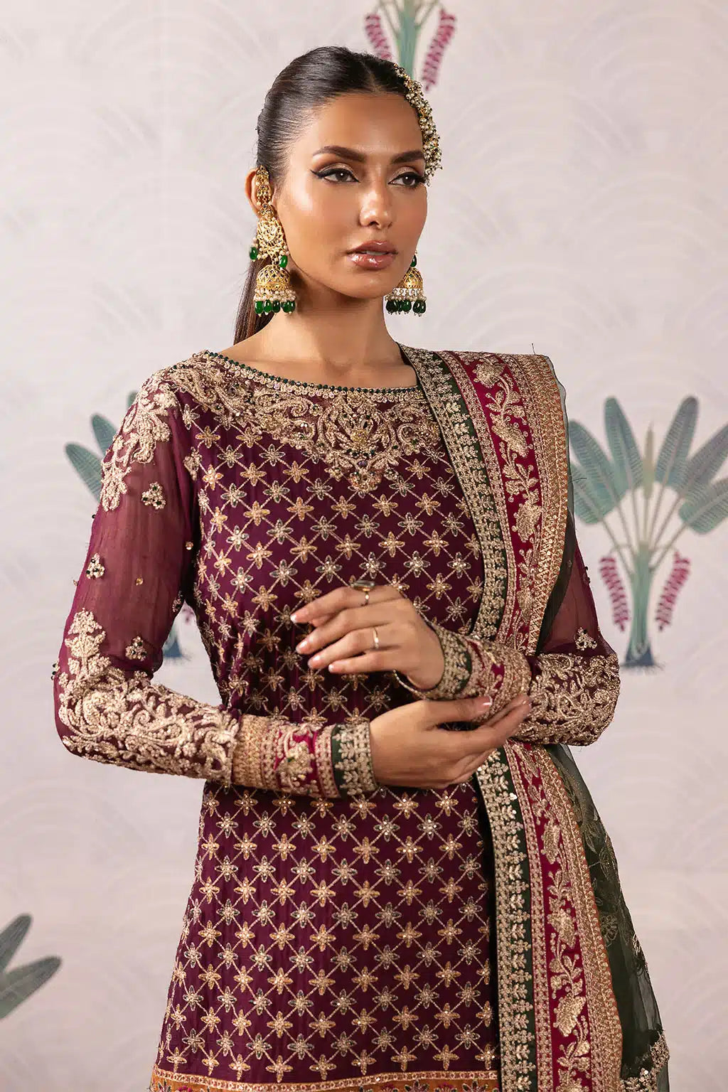 Iznik | Shendi Luxury Formals 23 | ISC-07 NAURATAAN by Iznik - Designer Dress - Type: Formal - Available at Sana Yasir - 100% Original