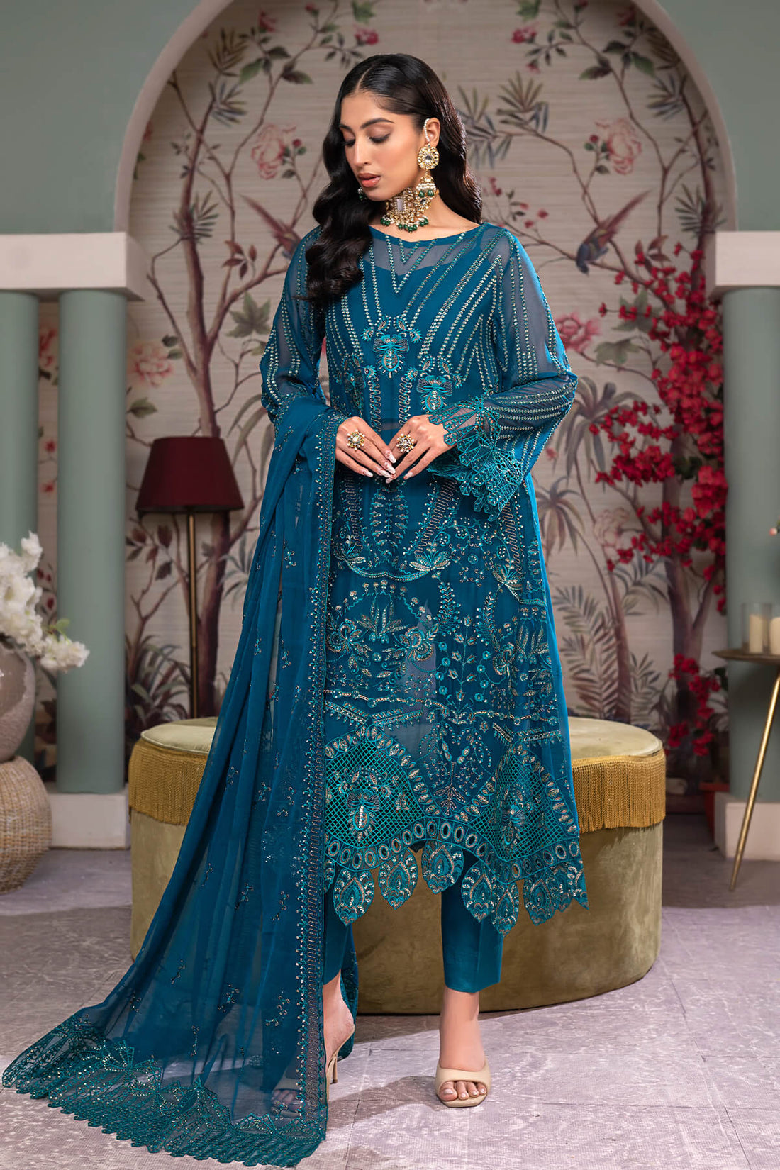 Janique | Luxury Collection 24 | D - 024 by Janique - Designer Dress - Type: Ladies Clothes - Available at Sana Yasir - 100% Original